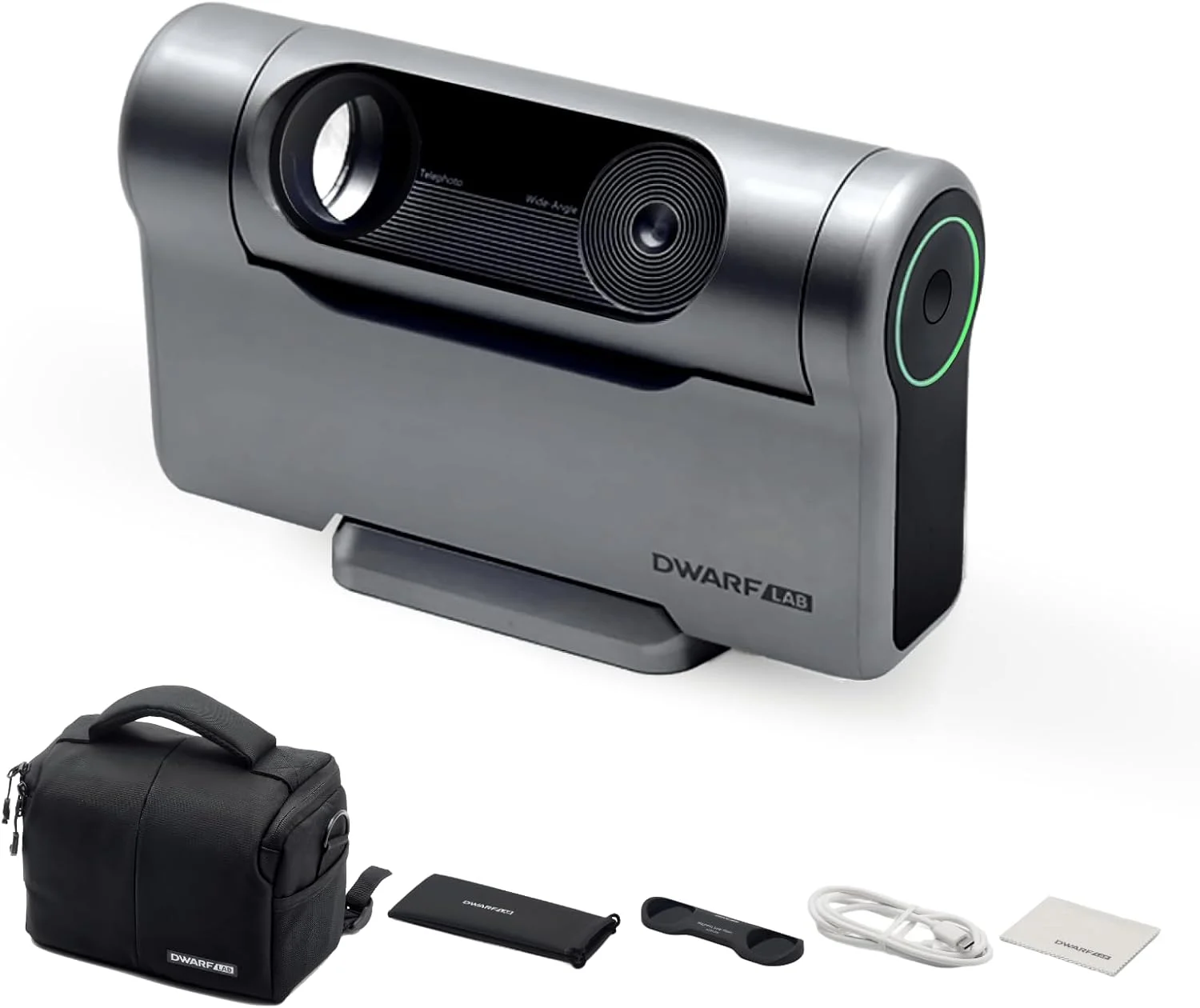 تلسکوپ هوشمند DWARF 3 از DWARFLAB - قابل حمل، ثبت تصاویر نجومی/حیات وحش/پانوراما، حالت EQ، پردازش ابری، ردیابی خودکار 4K، فوق سبک 3 پوندی، مناسب برای همه سنین