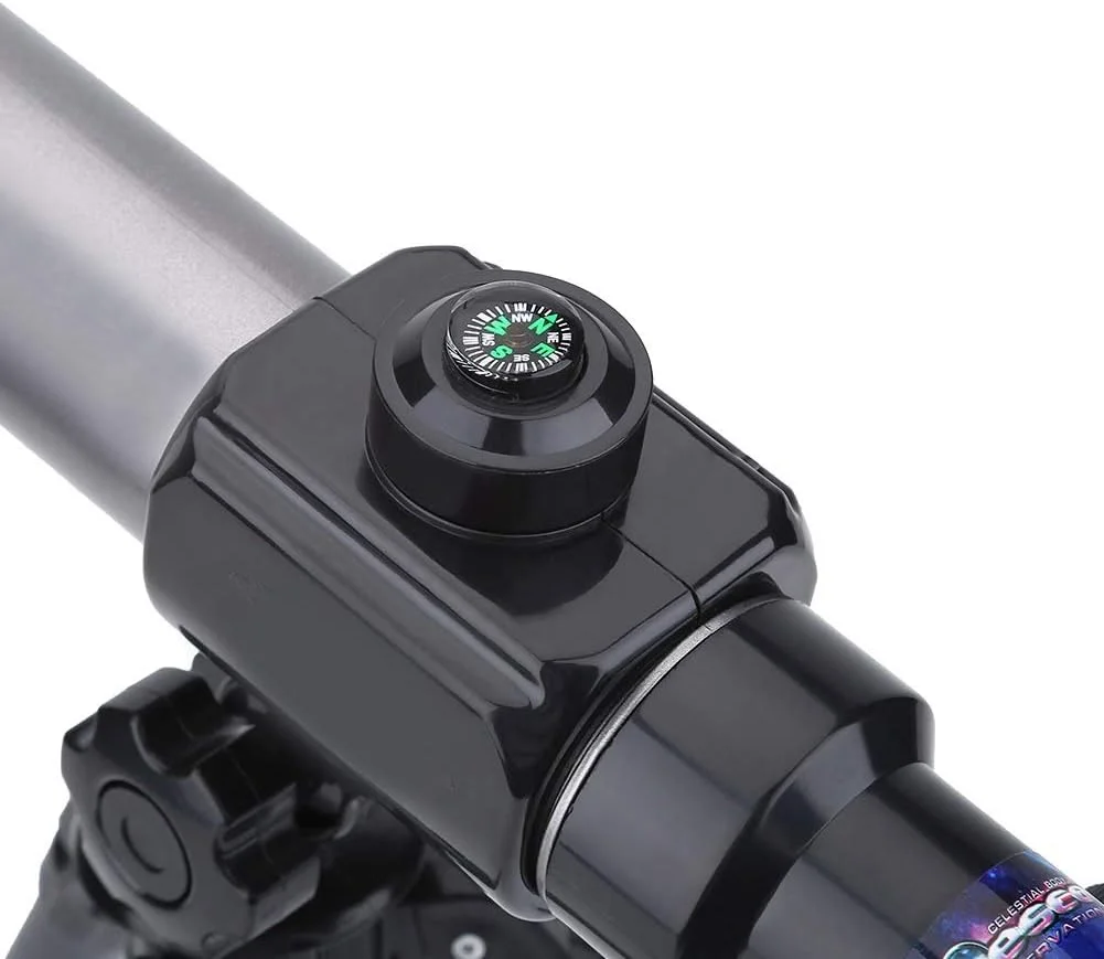 تلسکوپ کودکان، تلسکوپ فضایی بادوام با چشمی های 20X 30X 40X و سه پایه تاشو برای کاوش در ماه و طبیعت