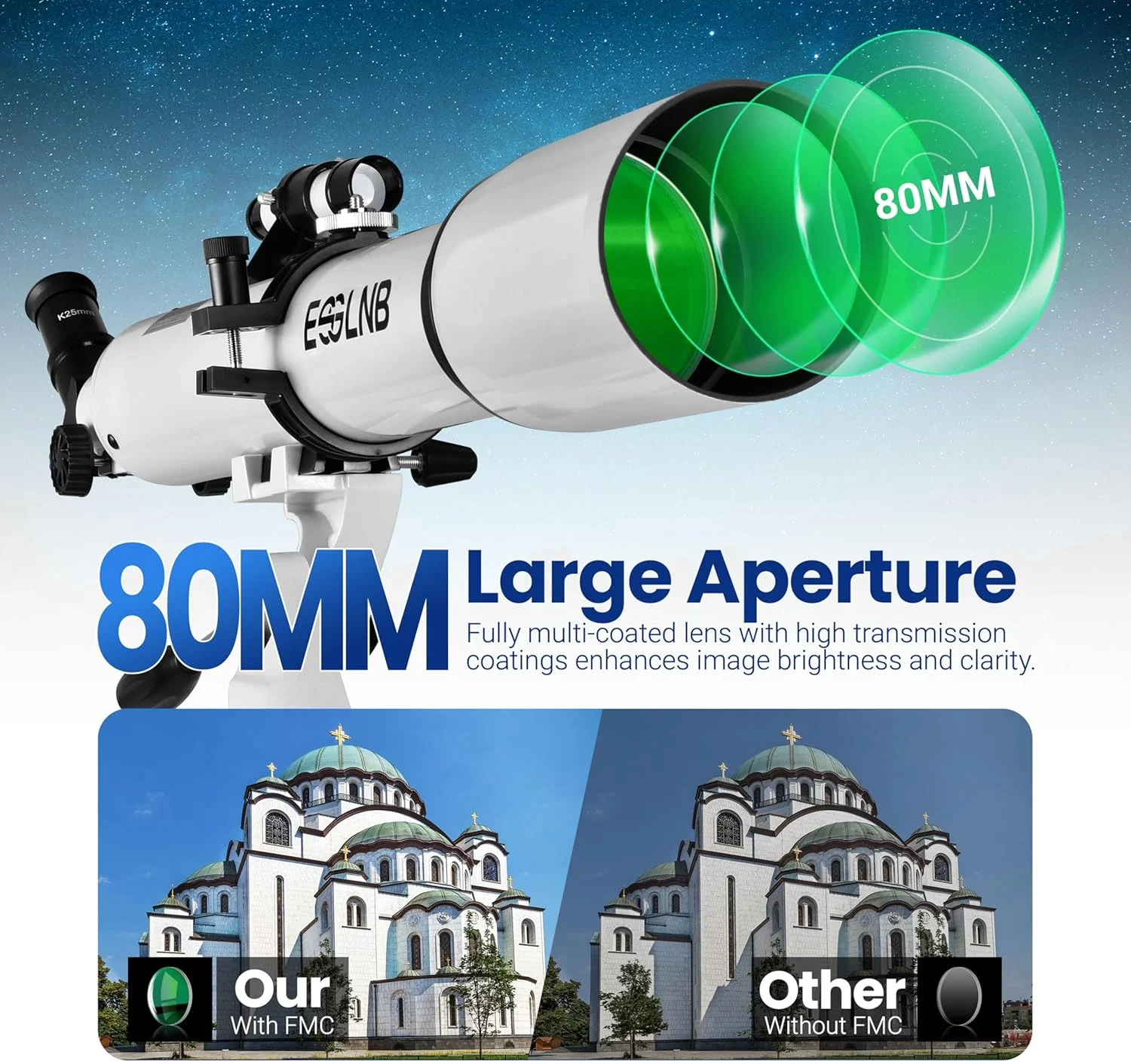 تلسکوپ ESSLNB 70080