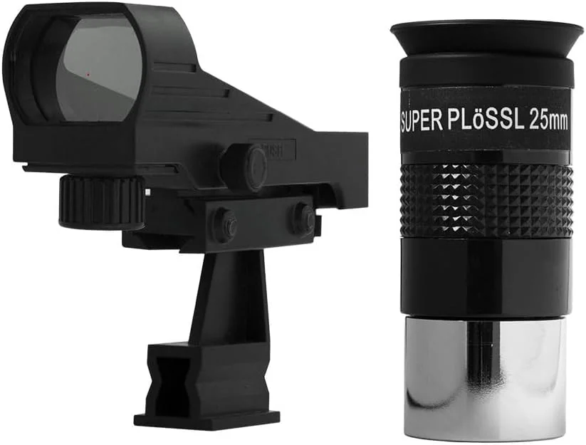 تلسکوپ نیوتنی 114 میلی‌متری FirstLight Explore Scientific با پایه EQ3 (سفید) - تلسکوپ نصب شده برای رصد ستارگان - تلسکوپ رصدی و تلسکوپ نجومی