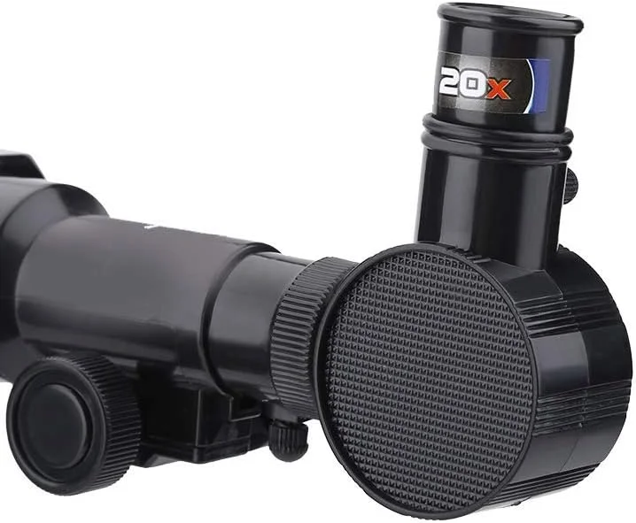 تلسکوپ کودکان، تلسکوپ فضایی بادوام با چشمی های 20X 30X 40X و سه پایه تاشو برای کاوش در ماه و طبیعت