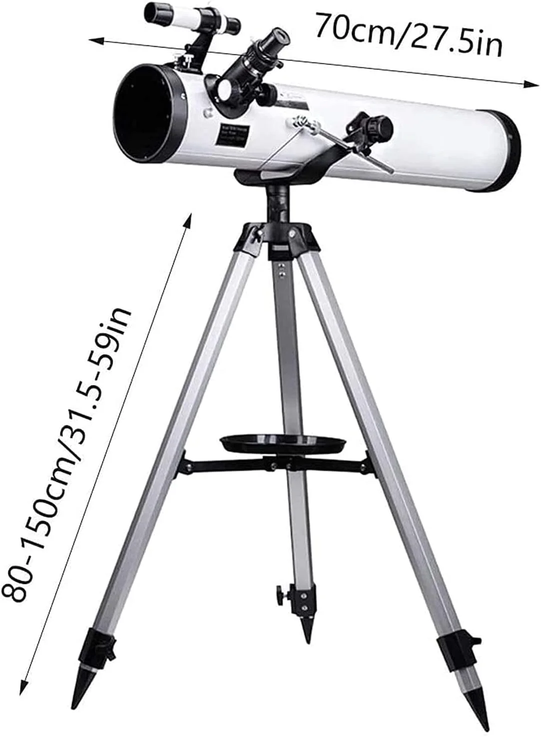 تلسکوپ حرفه ای نجومی با کیفیت بالا به همراه پایه، مناسب برای مبتدیان