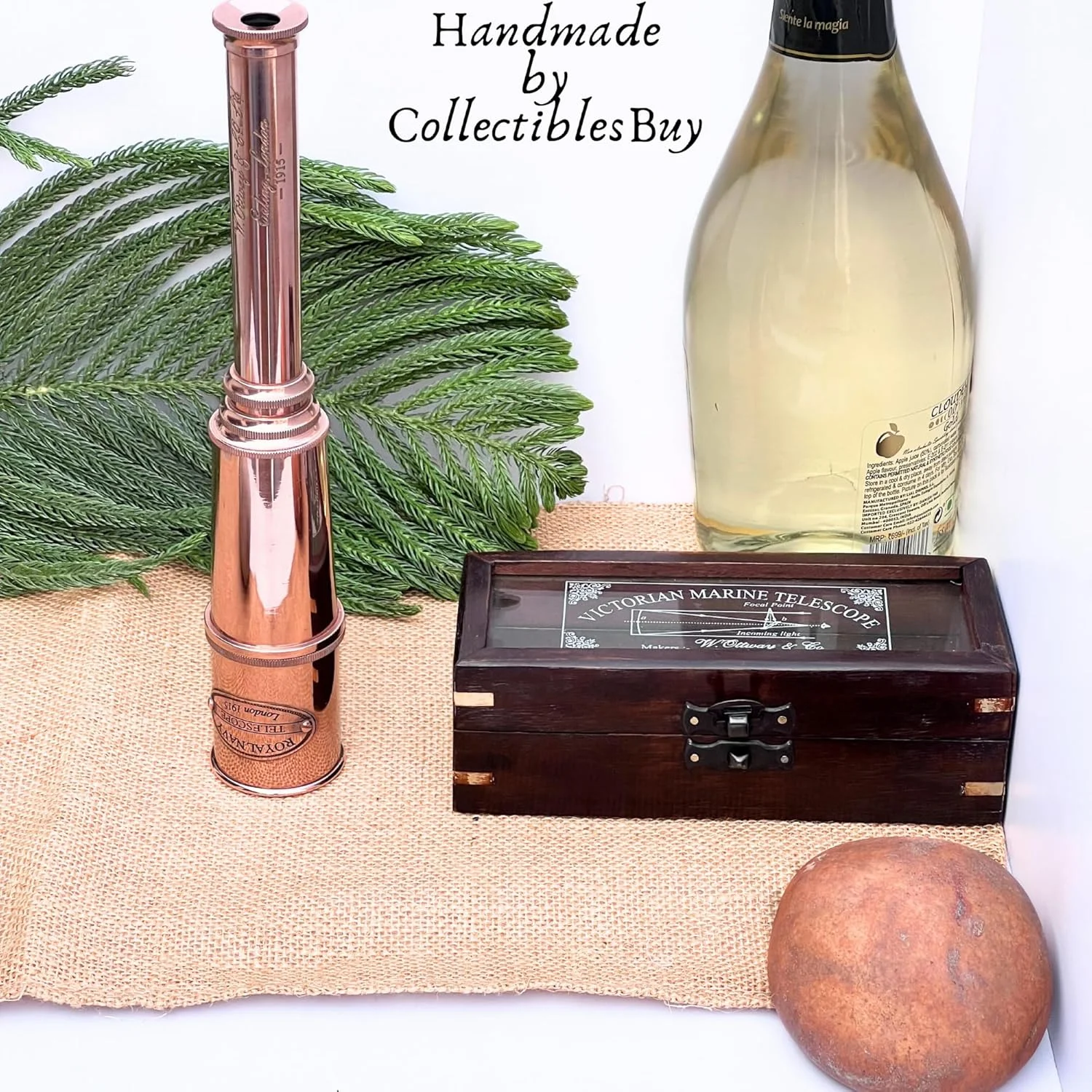 تلسکوپ دریایی ملوان قدیمی مسی کلکسیونی مدل 1915 - نیروی دریایی سلطنتی تلسکوپ دریایی ملوان قدیمی مسی کلکسیونی مدل 1915 - نیروی دریایی سلطنتی