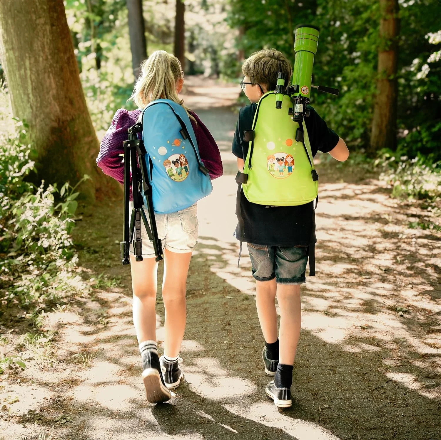 تلسکوپ کودکان Bresser Junior - لنز 70/400 برای مبتدیان نجوم، با کوله پشتی، لوازم جانبی و نگهدارنده تلفن هوشمند، رصد آسمان شب، سبز تلسکوپ کودکان Bresser Junior - لنز 70/400 برای مبتدیان نجوم، با کوله پشتی، لوازم جانبی و نگهدارنده تلفن هوشمند، رصد آسمان شب، سبز