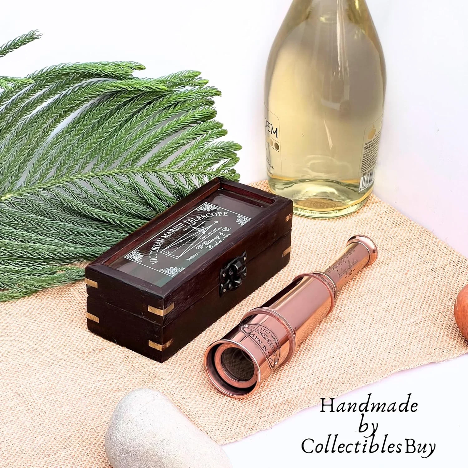 تلسکوپ دریایی ملوان قدیمی مسی کلکسیونی مدل 1915 - نیروی دریایی سلطنتی تلسکوپ دریایی ملوان قدیمی مسی کلکسیونی مدل 1915 - نیروی دریایی سلطنتی