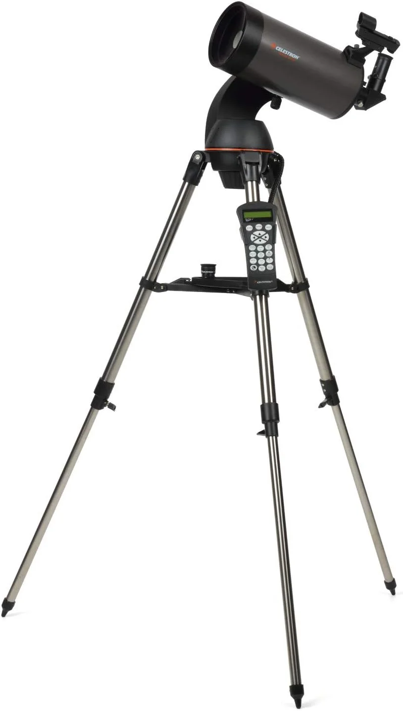 تلسکوپ کامپیوتری قابل حمل Maksutov-Cassegrain Celestron 22097 NexStar 127SLT، خاکستری