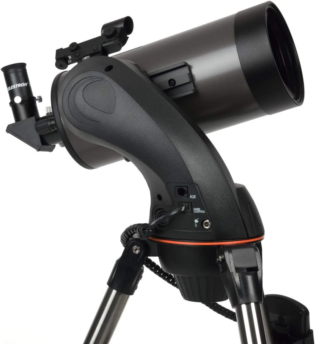 تلسکوپ کامپیوتری قابل حمل Maksutov-Cassegrain Celestron 22097 NexStar 127SLT، خاکستری