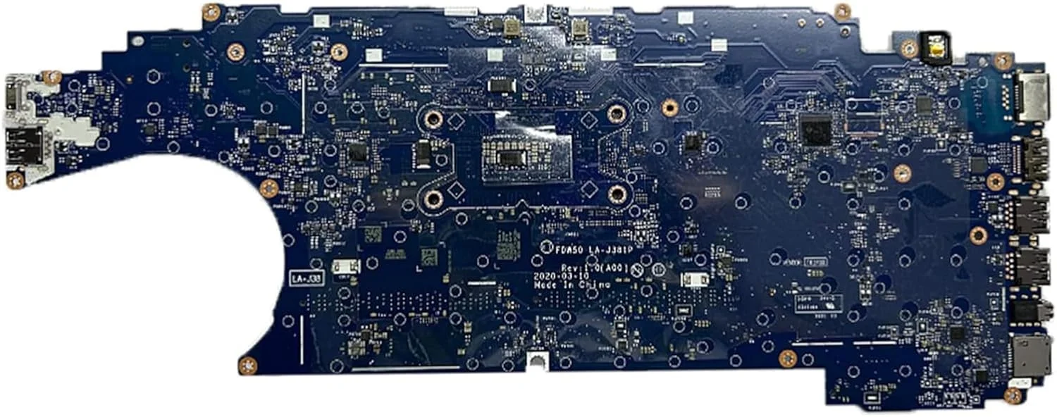 مادربرد جایگزین 04FT21 4FT21 برای لپ تاپ دل Latitude 5410 5510 مدل SRGKX، برد اصلی سیستم LA-J381P با پردازنده i5-10310U، کد CN-04FT21