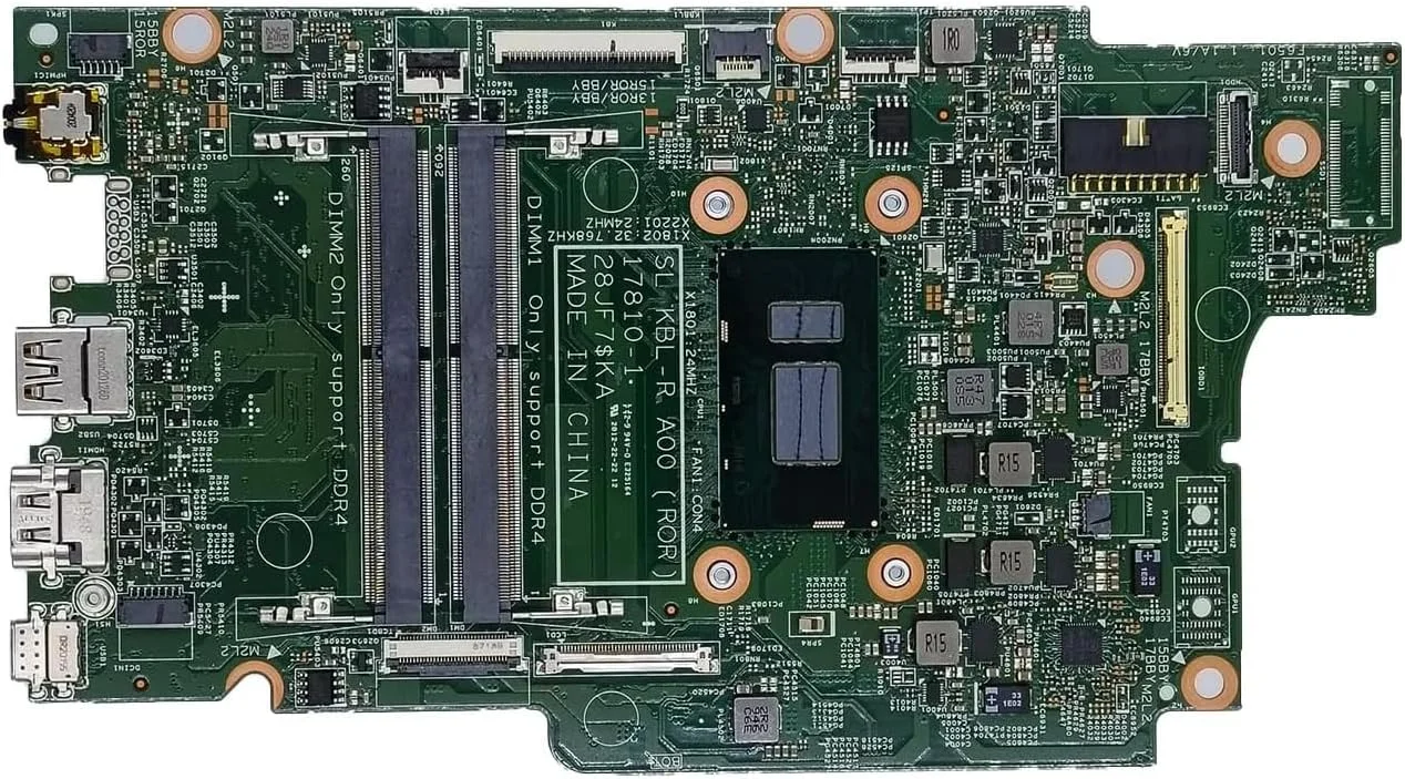 مادربرد جایگزین 073TVN 73TVN برای لپ تاپ Dell Latitude 3390 2-in-1 مدل SLKBL-RA00 (ROR) 17810-1، پردازنده اصلی i5-8350U