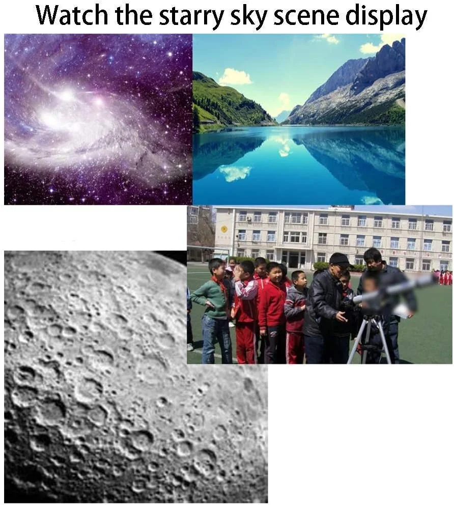 تلسکوپ نجومی با قابلیت دید بالا، تلسکوپ نجومی مناسب فضای باز به همراه پایه و کوله پشتی، مناسب برای دانش آموزان، کودکان و بزرگسالان