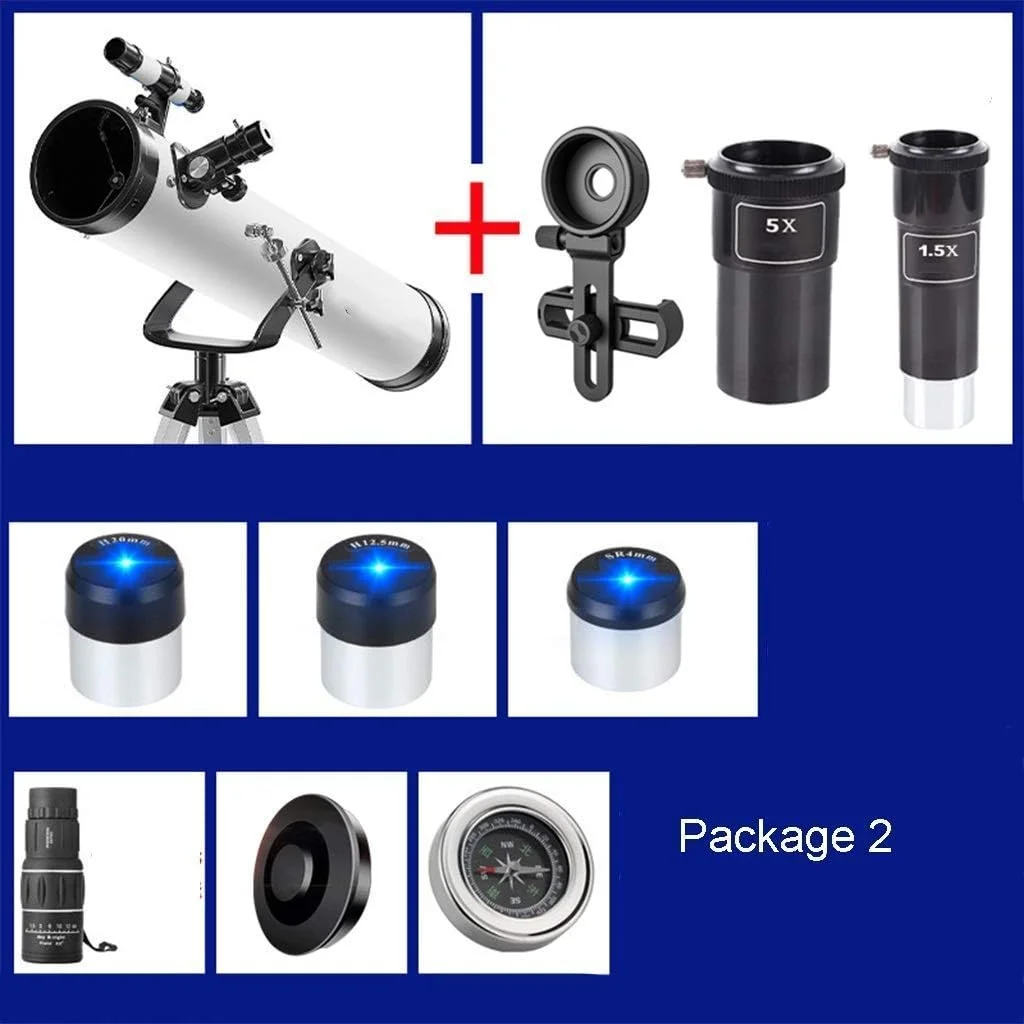 تلسکوپ نجومی حرفه ای برای شروع ستاره نگری، دهانه بزرگ 114 میلی متری، تلسکوپ برای مبتدیان نجوم، مناسب برای کودکان، دانش آموزان و مبتدیان برای دیدن آسمان تلسکوپ نجومی حرفه ای برای شروع ستاره نگری، دهانه بزرگ 114 میلی متری، تلسکوپ برای مبتدیان نجوم، مناسب برای کودکان، دانش آموزان و مبتدیان برای دیدن آسمان