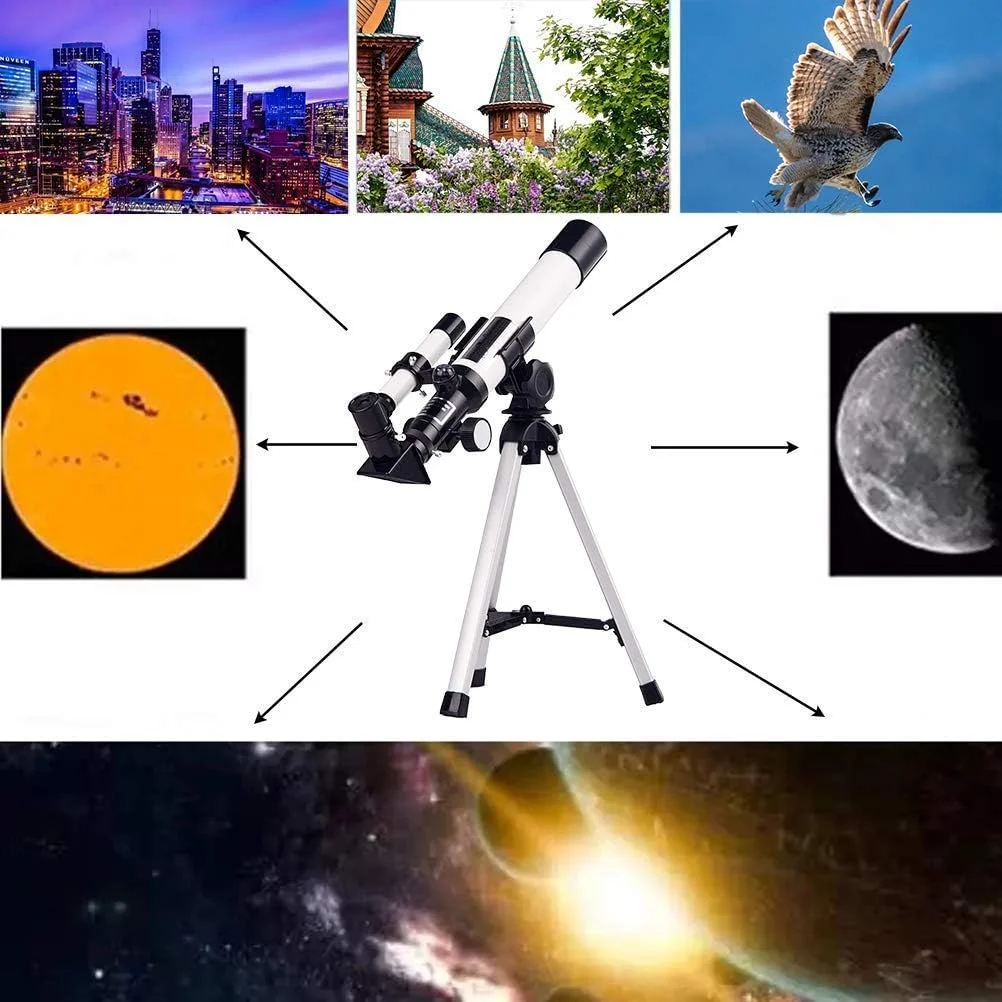 تلسکوپ نجومی با سه پایه، تلسکوپ حرفه ای برای مبتدیان، تلسکوپ دید بالا برای کودکان - تلسکوپ نجومی با وضوح بالا و بزرگنمایی زیاد، دو برابر راحتی تلسکوپ نجومی با سه پایه، تلسکوپ حرفه ای برای مبتدیان، تلسکوپ دید بالا برای کودکان - تلسکوپ نجومی با وضوح بالا و بزرگنمایی زیاد، دو برابر راحتی