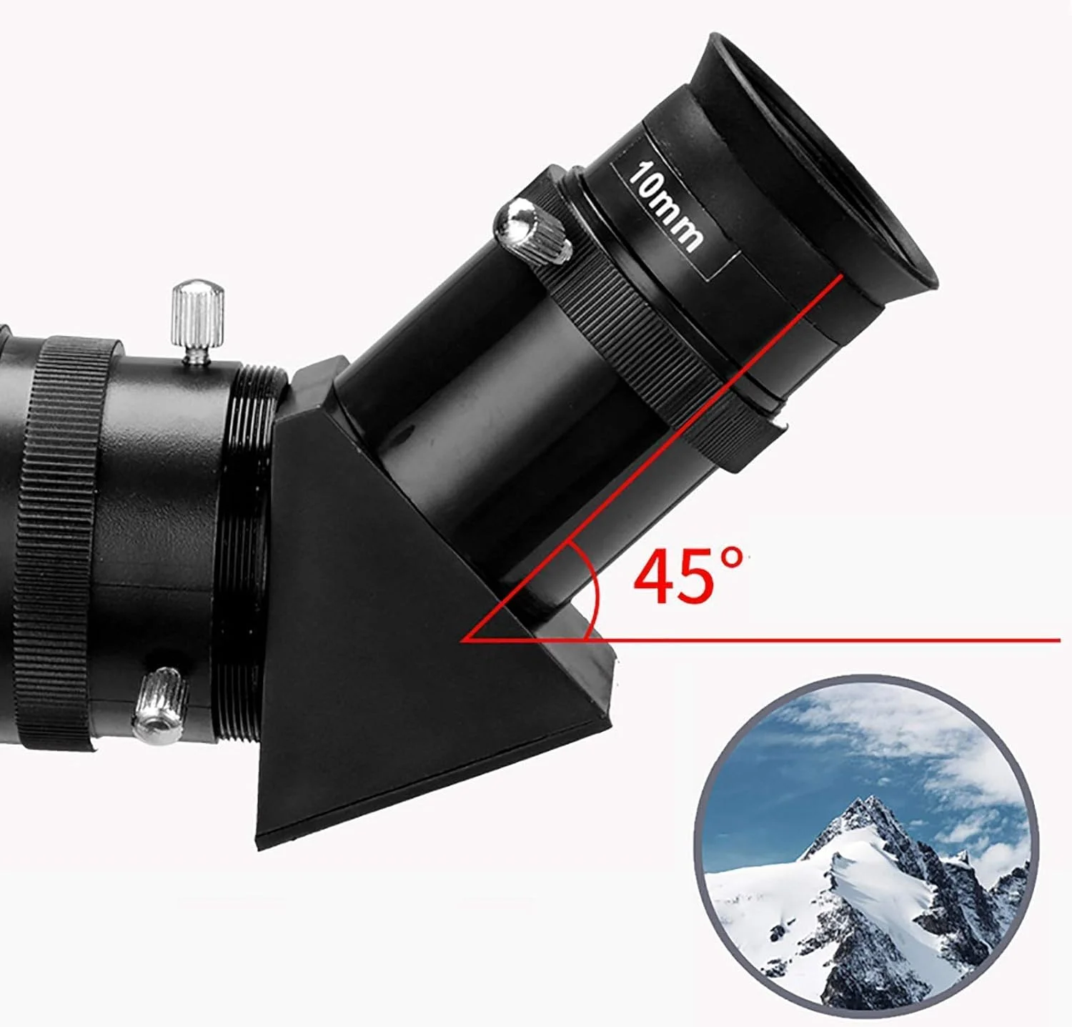 تلسکوپ نجومی حرفه ای 100x مناسب رصد ستارگان برای مبتدیان، تلسکوپ انکساری نجومی 70 میلی متری، به همراه سه پایه با قابلیت تنظیم ارتفاع، سفید