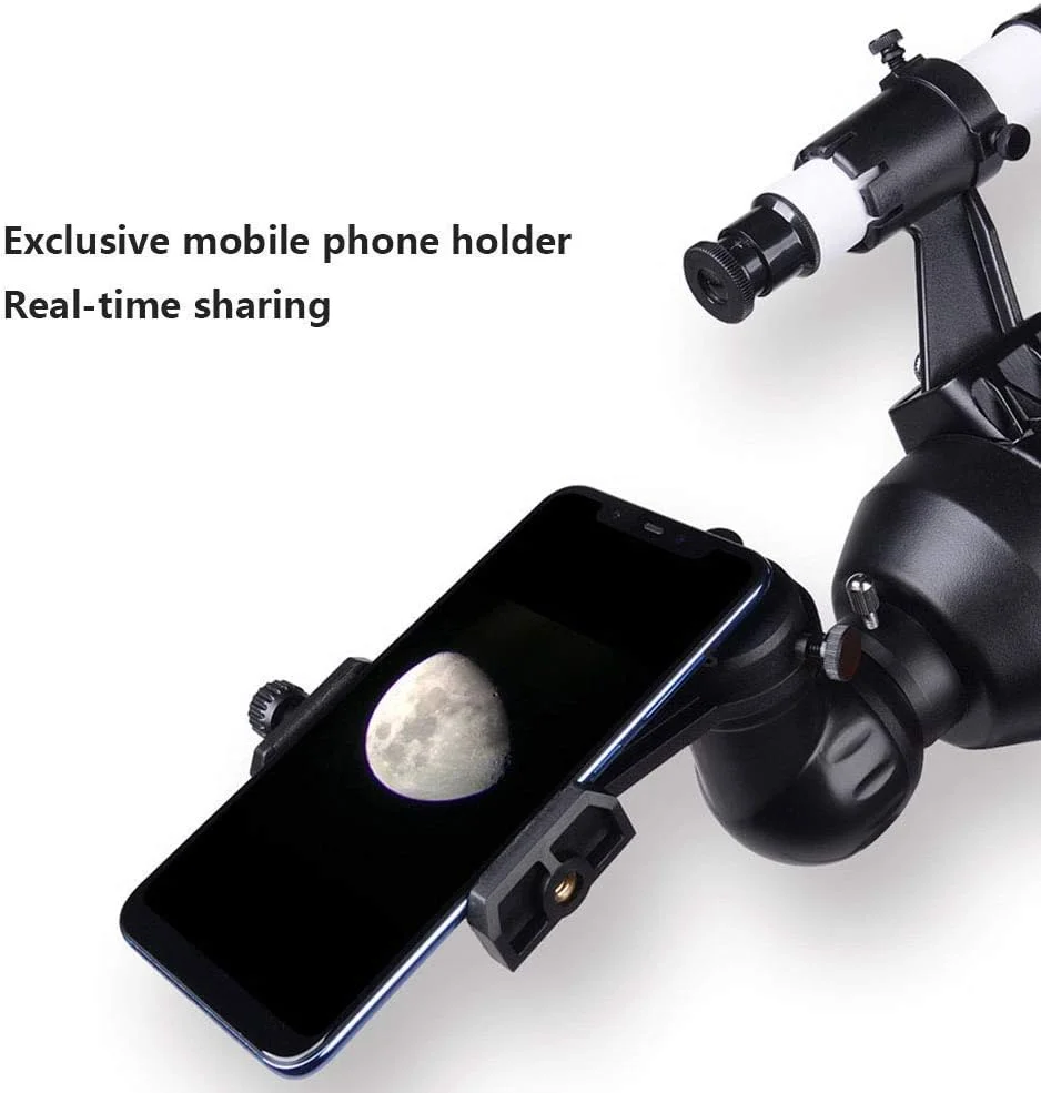 تلسکوپ نجومی HD با بزرگنمایی بالا و تک چشمی به همراه سه پایه، لنز بارلو 3X و چشمی 10MM+25MM، تلسکوپ دو منظوره برای رصد ستارگان، تلسکوپ برای کودکان، بزرگسالان و مبتدیان، دو برابر راحتی