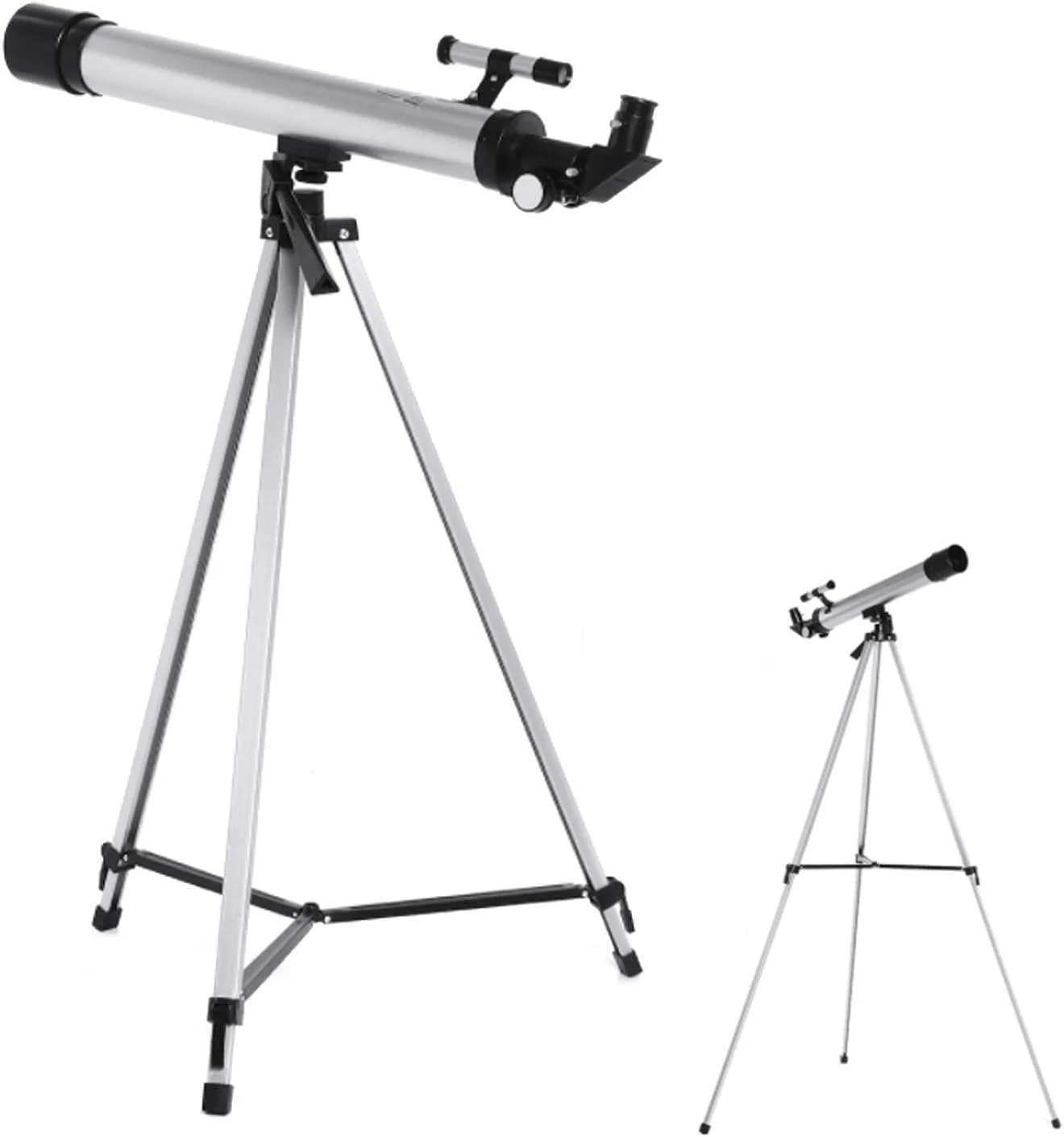 تلسکوپ برای بزرگسالان و مبتدیان، تلسکوپ نجومی حرفه ای با سه پایه قابل تنظیم قابل حمل، راحتی دوچندان