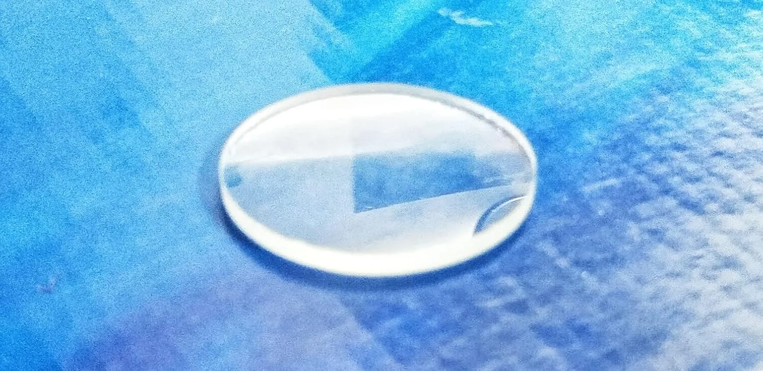 عدسی محدب الطرفین 40 میلی‌متری، فاصله کانونی 500 میلی‌متر برای پروژه‌های علمی و تلسکوپی مختلف