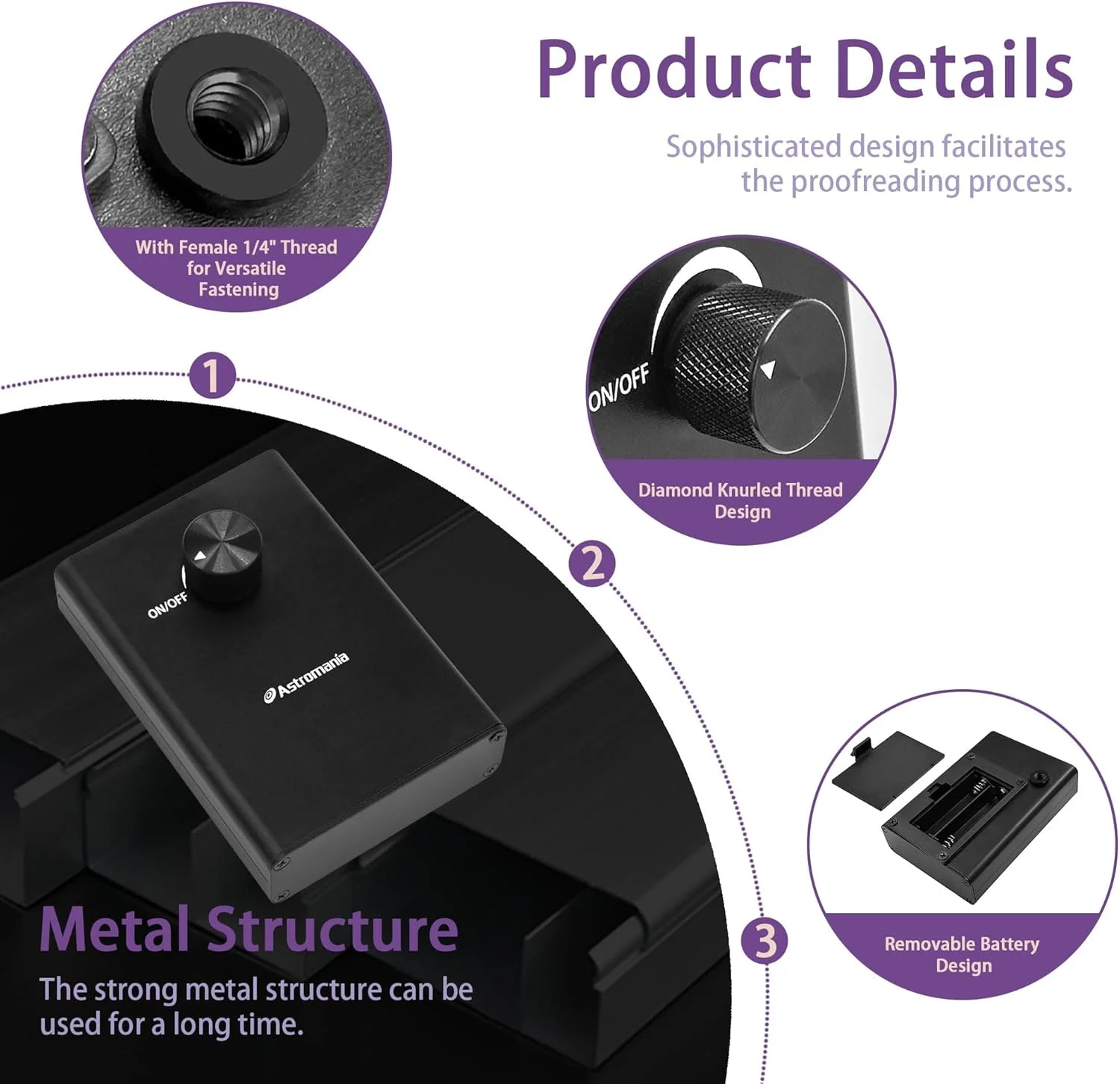 ستاره مصنوعی قابل تنظیم Astromania برای تست تلسکوپ و هم‌خطی‌سازی - تنظیم دقیق تلسکوپ شما را فراهم می‌کند و امکان تست سریع را نیز ارائه می‌دهد