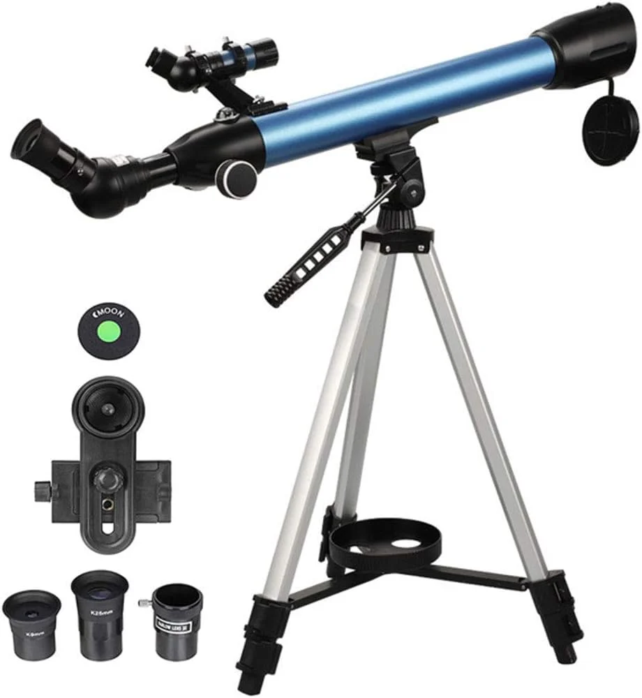 تلسکوپ نجومی پایه بلند حرفه ای دید در شب با وضوح بالا مناسب برای افراد مبتدی و حرفه ای مدل P13I دو برابر راحتی