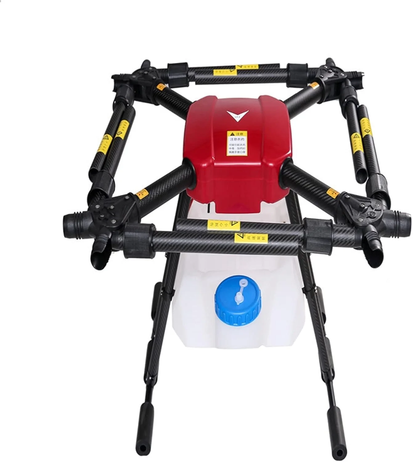 مجموعه پروانه و تیغه روتور 4 محور 10 کیلوگرمی 10 لیتری برای سمپاشی کشاورزی، پهپاد بدون سرنشین RC، بدنه فیبر کربنی خالی، ماشین کشاورزی مه پاش، قاب پهپاد