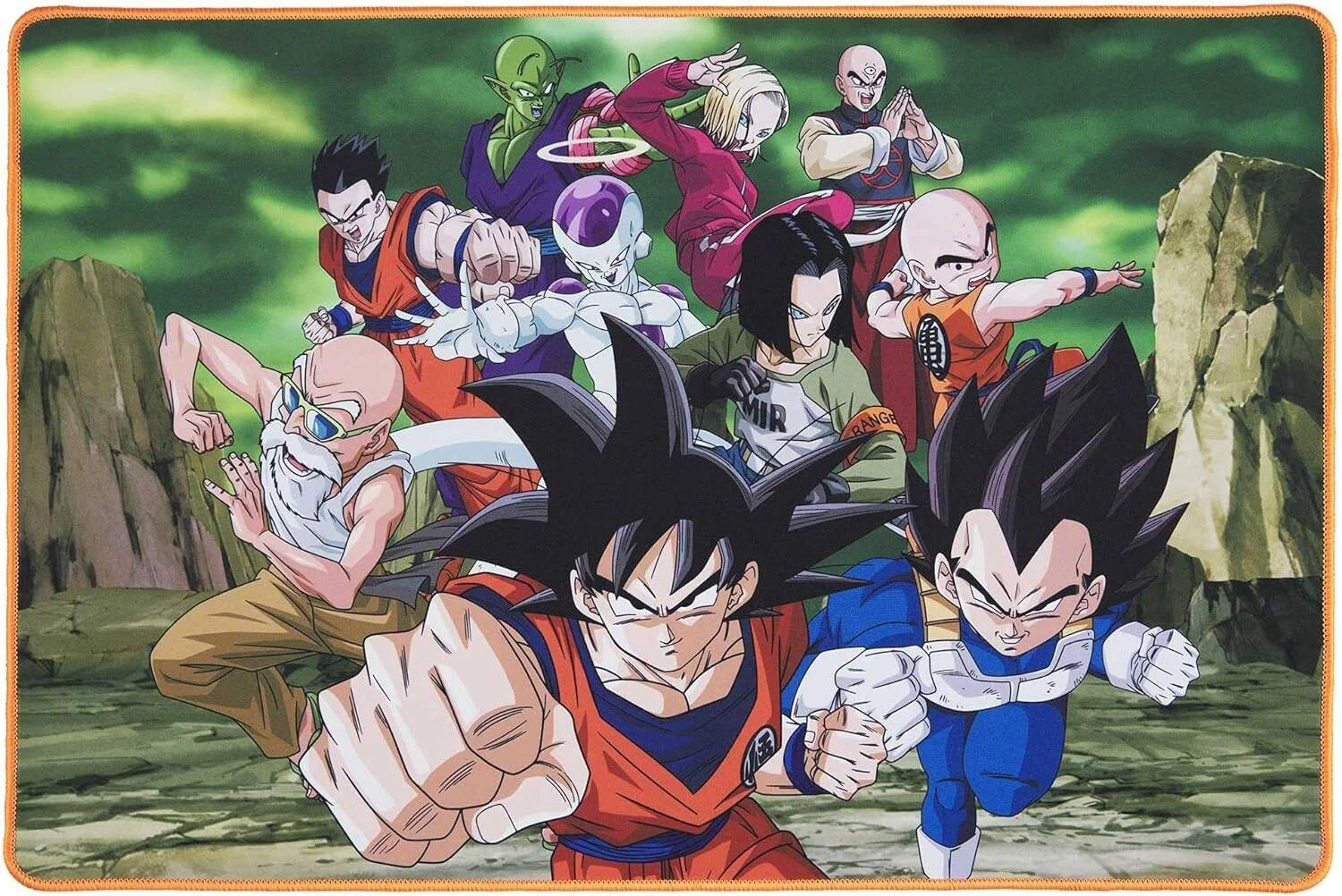 پد ماوس بزرگ Dragon Ball Z - ضد لغزش XL 60 در 40 سانتی متر - مجوز رسمی