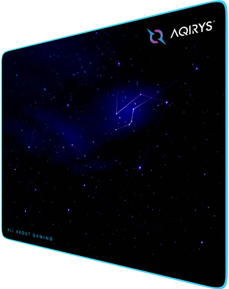 پد ماوس AQIRYS Parsec M، سطح پارچه میکروفیبر، ابعاد 320x270x3 میلی متر، پایه لاستیکی ضد لغزش با کیفیت بالا، ضد آب، مینی | AQRYS_PARSECM
