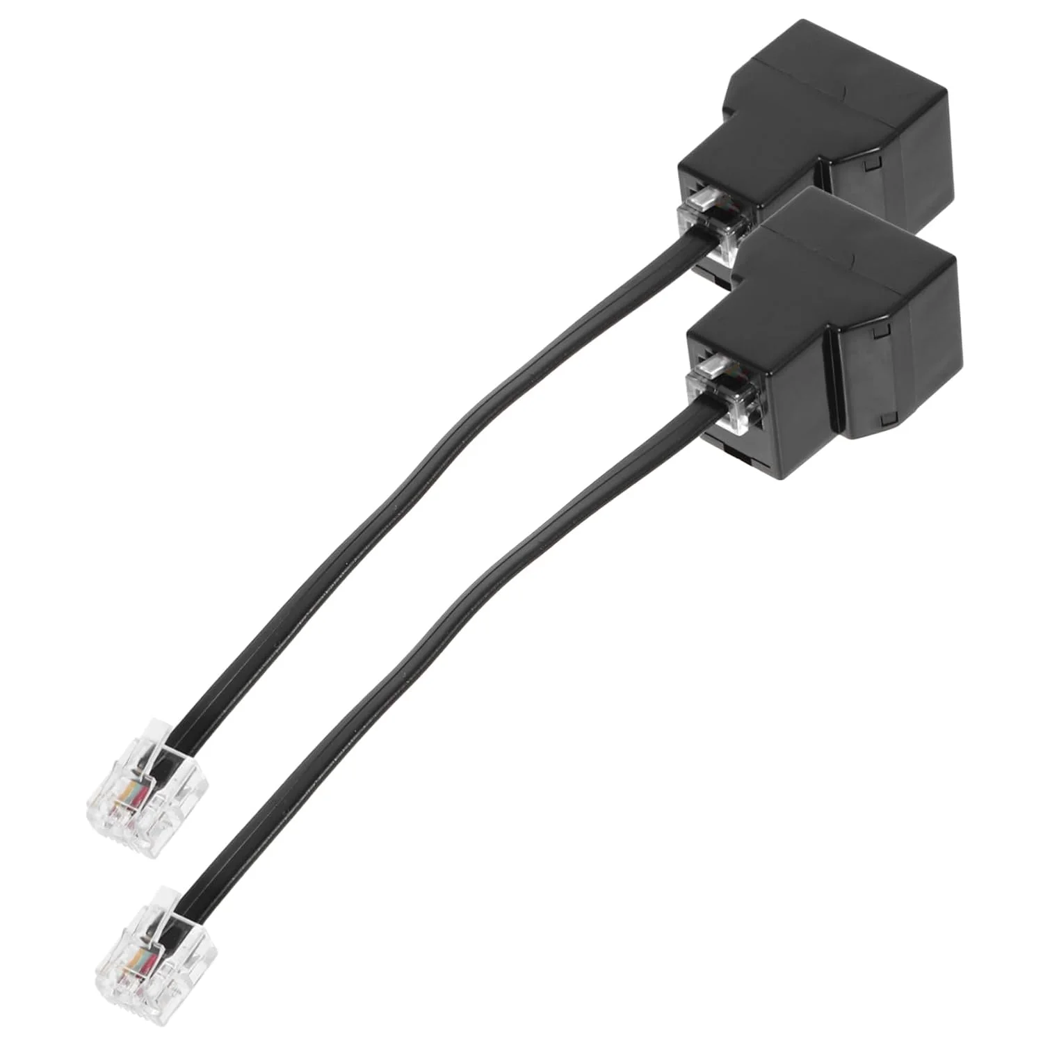 Homoyoyo 2 عدد آداپتور تلفن برای کابل کامپیوتر، آداپتور خط جداشدنی خط تلفن