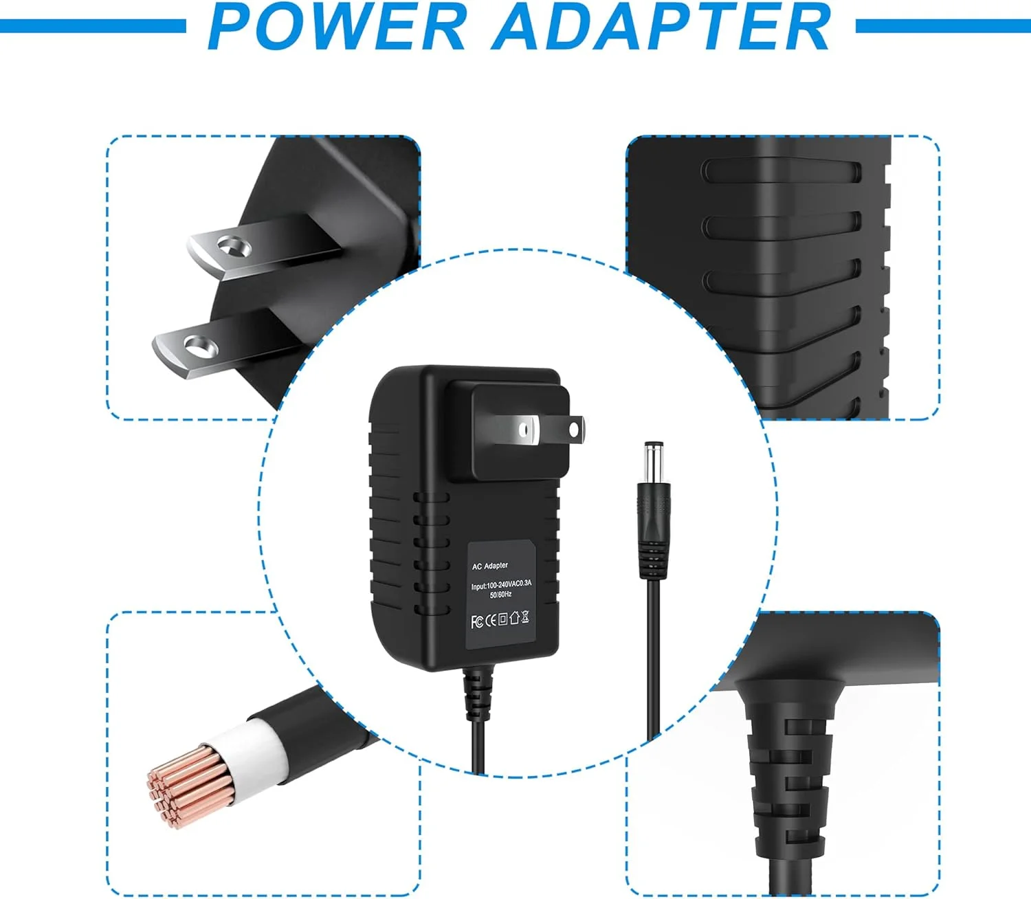 آداپتور برق سازگار با گرنداستریم HT818 درگاه ویپ آداپتور برق سازگار با گرنداستریم HT818 درگاه ویپ