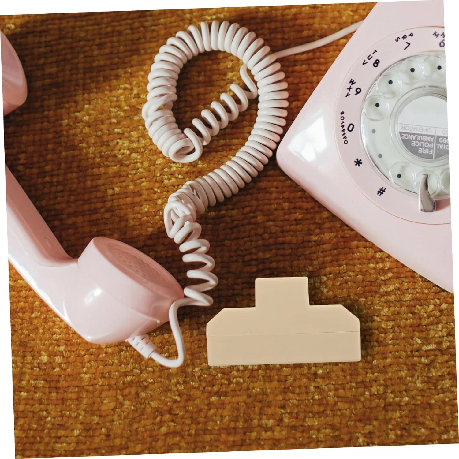 هومویویو تقسیم کننده تلفن 4 طرفه 6p4c آداپتور تلفن ثابت مجموعه 4 عددی جنس ABS نصب آسان