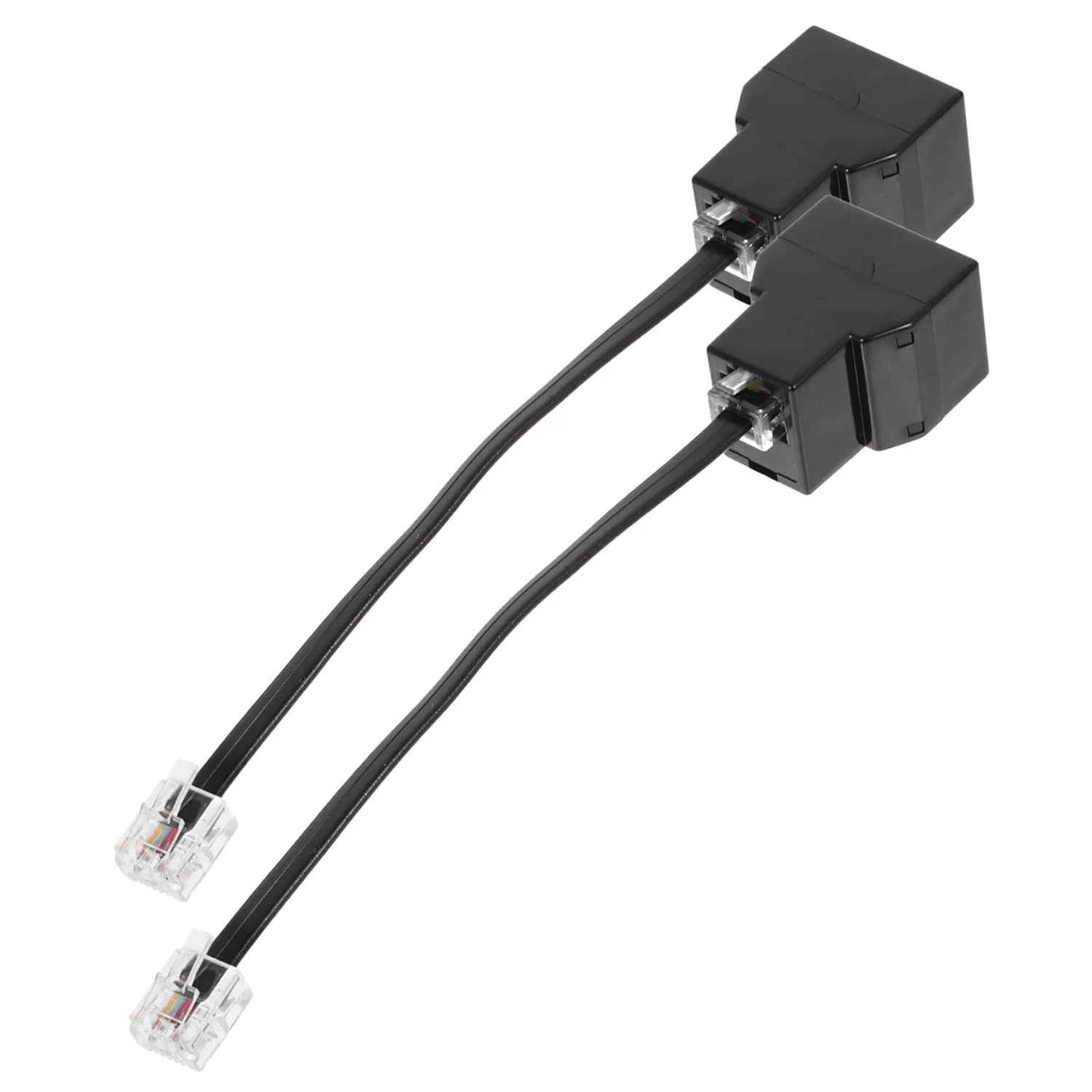 آرتی‌بتر 2 عدد اسپلیتر تلفن، آداپتور خط جداشدنی کامپیوتر برای خط تلفن، با قابلیت نگهداری آسان