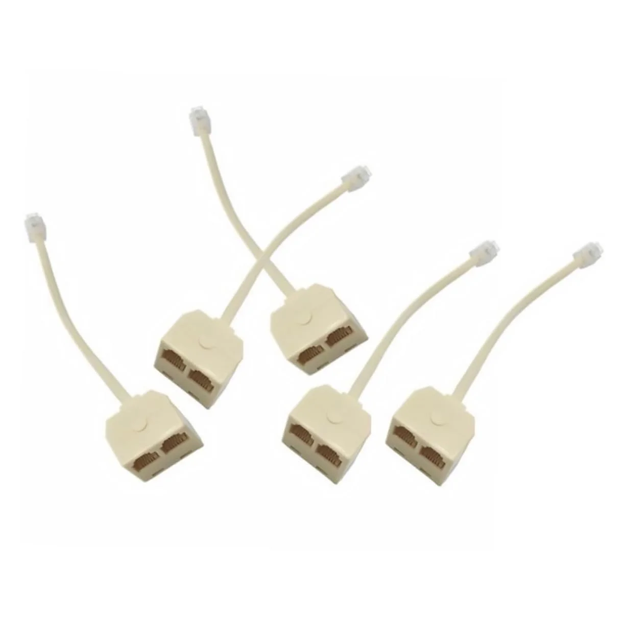 آداپتور تقسیم کننده سوکت تلفن ثابت ARTIBETTER، 5 عددی، برای سیم تلفن و پریز دیواری