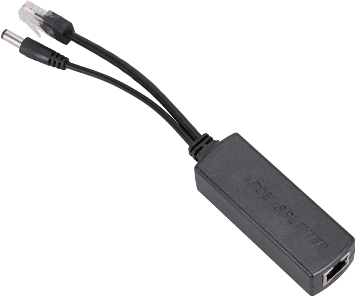 اسپلیتر POE آداپتور 12 ولت 2 آمپر ARTIBETTER برای سیستم های IP سازگار با IEEE802.3AF/at، مشکی، نصب آسان