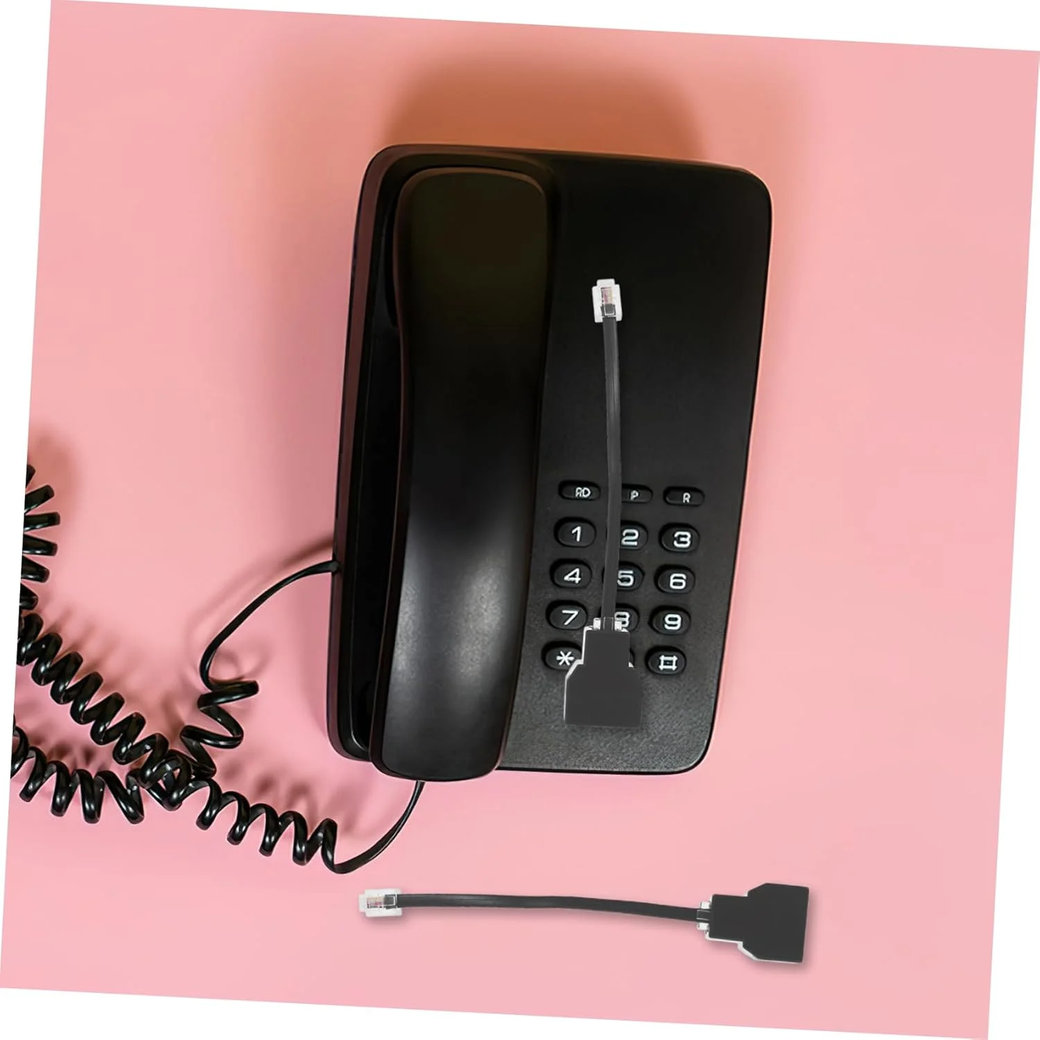 آنگولی 2 عدد آداپتور تقسیم کننده تلفن برای آداپتور کابل تلفن ثابت آنگولی 2 عدد آداپتور تقسیم کننده تلفن برای آداپتور کابل تلفن ثابت