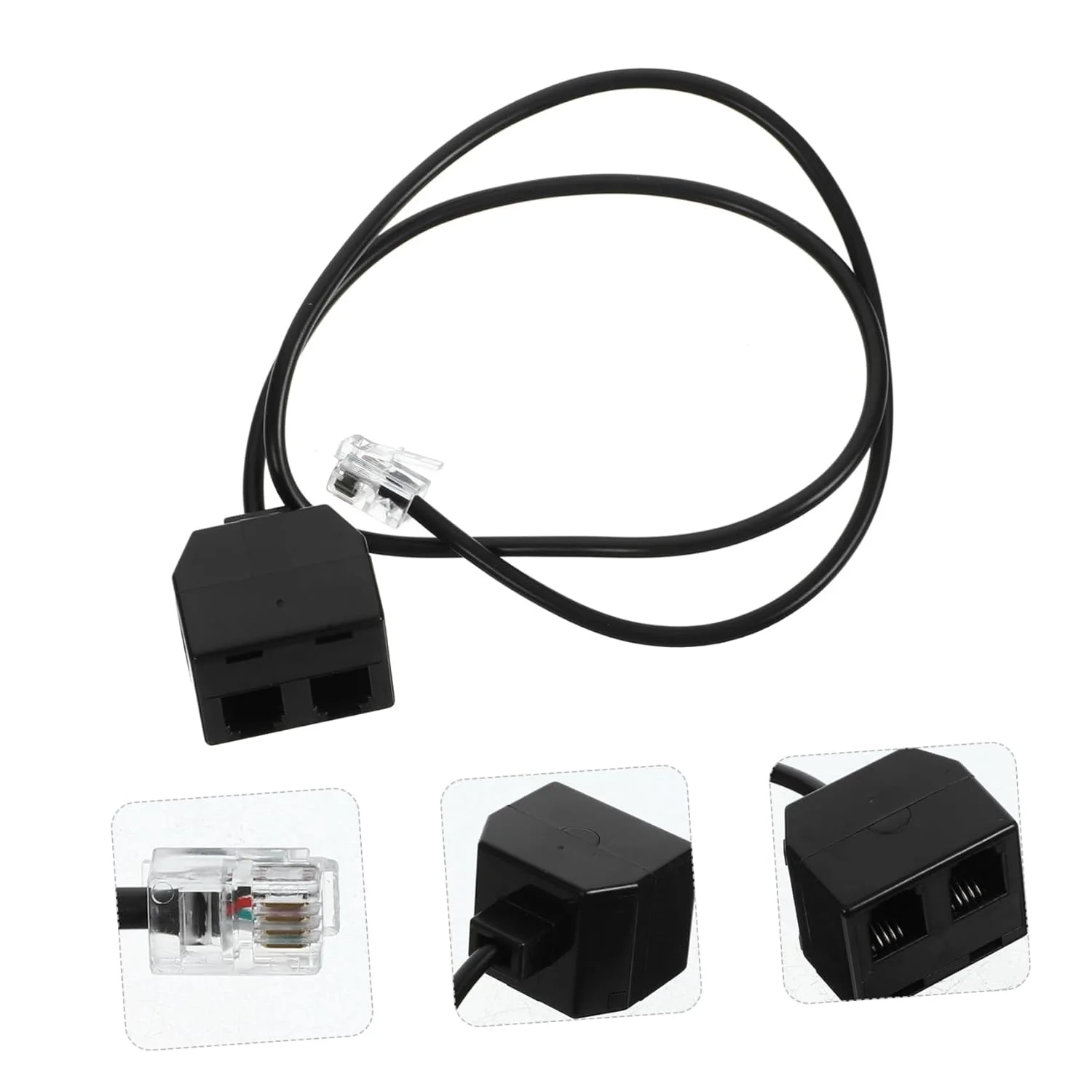 تبدیل کننده کابل آداپتور تقسیم کننده تلفن ARTIBETTER نر به ماده سازگار با مدل های مختلف تلفن برای آموزش و استفاده در کنفرانس