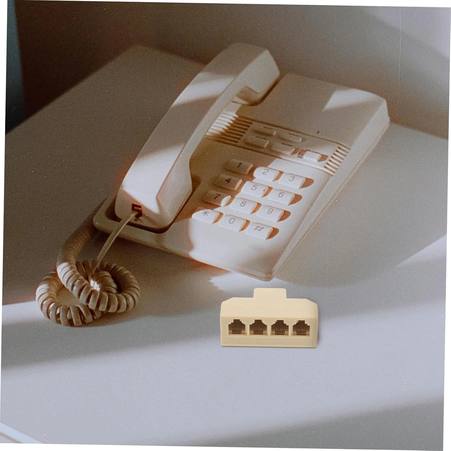 آرتیبتر، افزایش کارایی دفتر کار شما، ۴ عدد اسپلیتر تلفن ثابت 6p4c، آداپتور چند دستگاهی ABS با کاربری آسان آرتیبتر، افزایش کارایی دفتر کار شما، ۴ عدد اسپلیتر تلفن ثابت 6p4c، آداپتور چند دستگاهی ABS با کاربری آسان