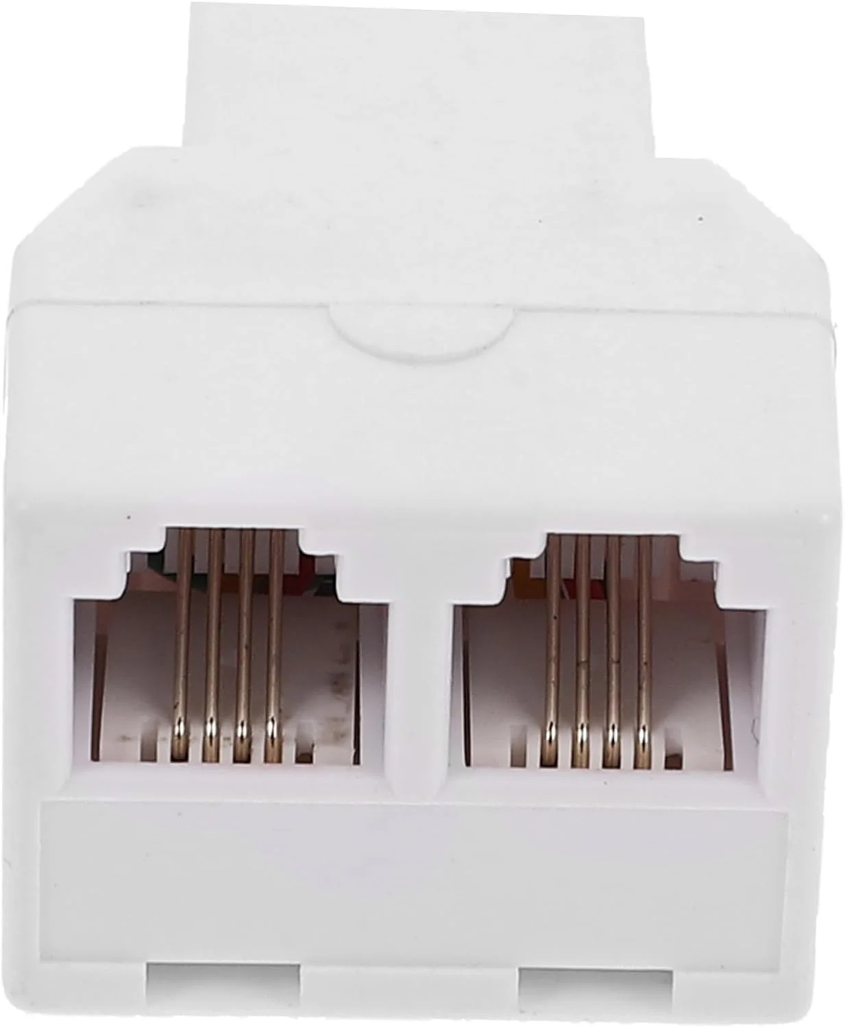 آداپتور جداشدنی تقسیم کننده خط تلفن Angoily برای اتصالات تلفن دوگانه، طراحی چهار هسته ای، سیگنال راحت و قابل حمل برای استفاده در خانه و دفتر