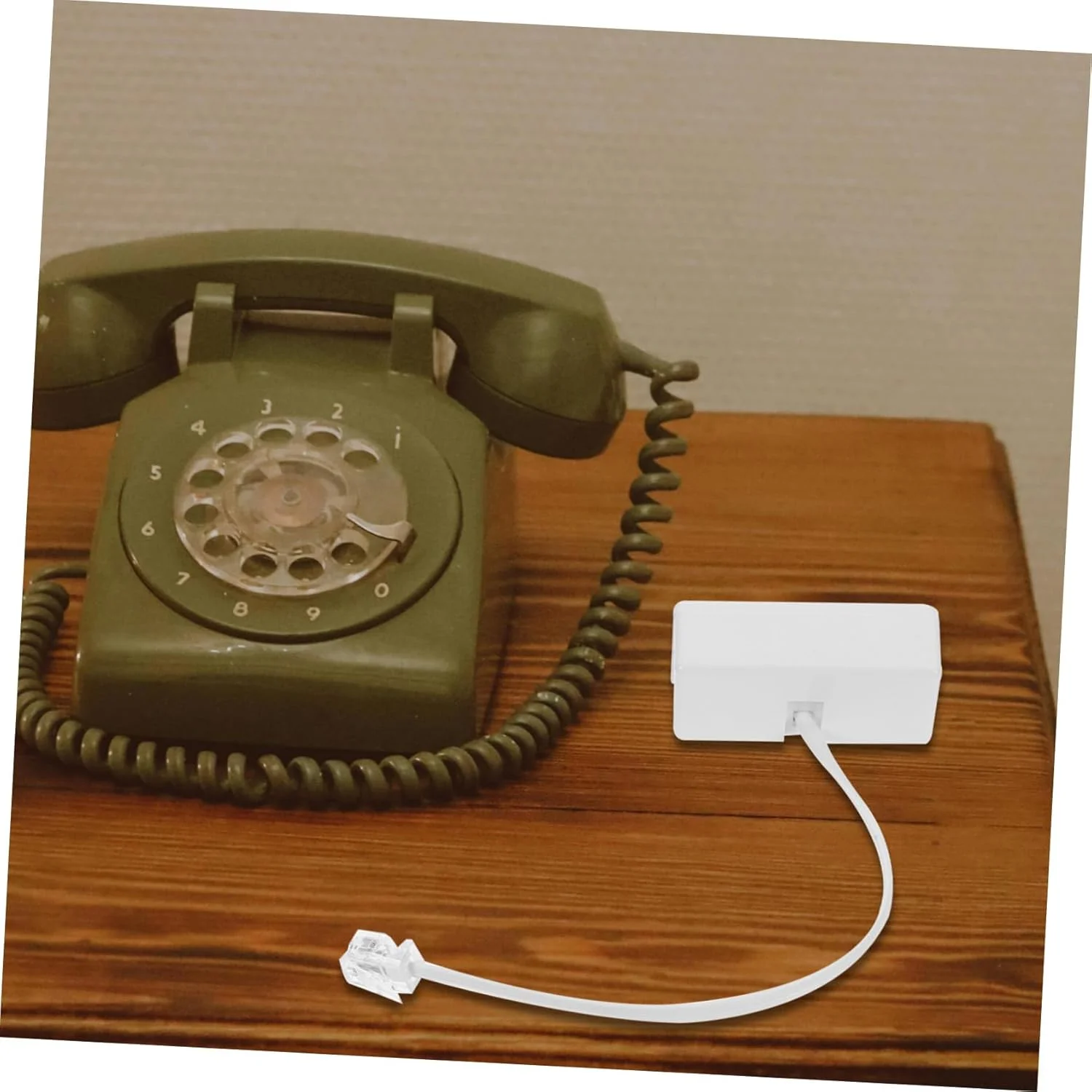 آداپتور خط تلفن آنگولی با طراحی جداشدنی و کاربردی، 2 عدد، آداپتور خط داده اسپلیتر RJ11، اسپلیتر دوشاخه تلفن، آداپتور تلفن آنالوگ