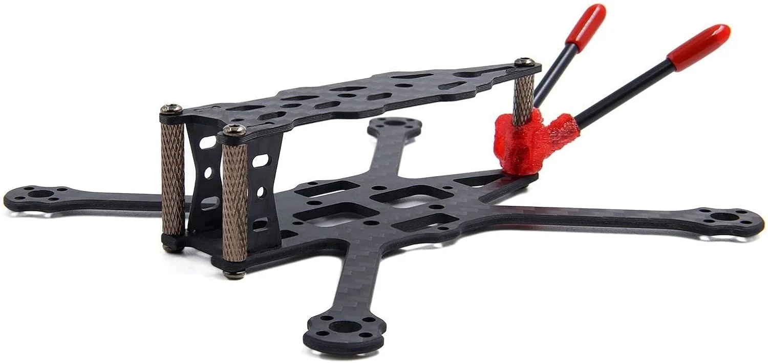 کیت فریم فیبر کربنی GEP-PT PHANTOM Toothpick Freestyle با طول بازوی 125 میلی متر و اندازه 2.5 اینچ مناسب برای کوادکوپترهای RC FPV