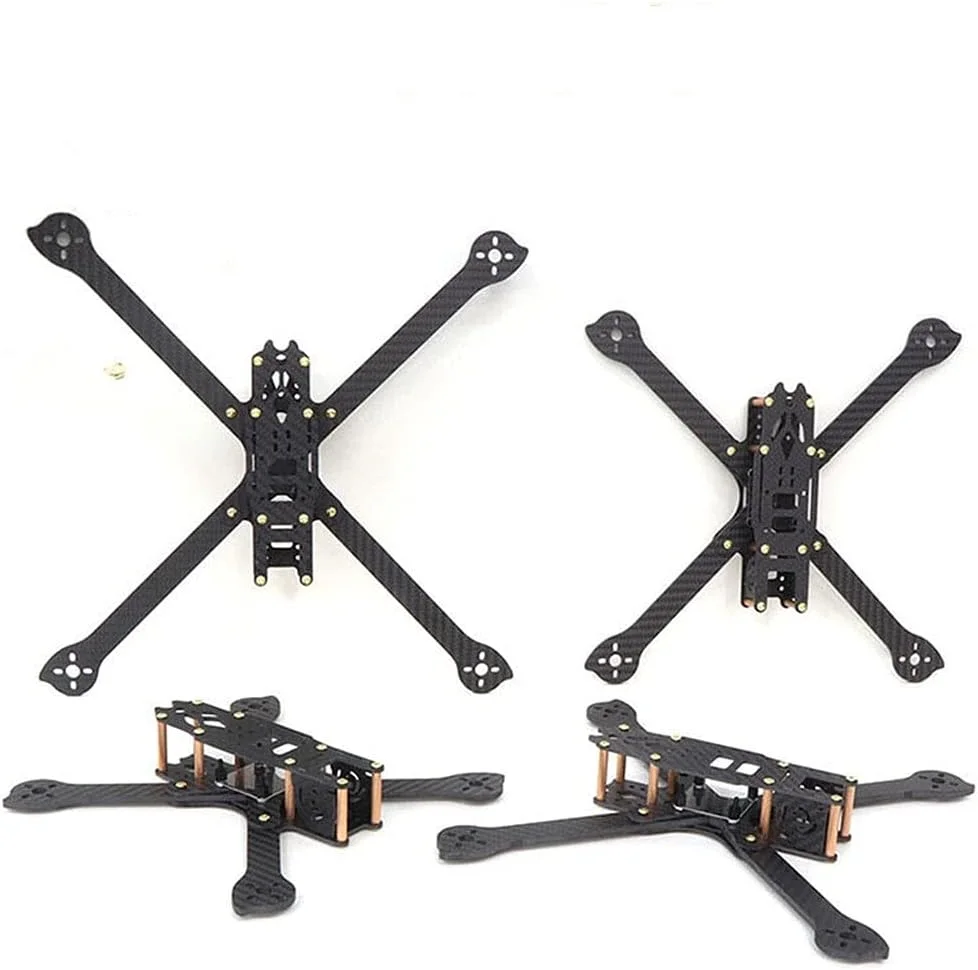 کیت فریم مسابقه ای پهپاد کربن فیبر مقاوم در برابر سقوط XL5/6/7/8/9 با اندازه های 232/283/294/360/390 میلی متر (XL6)