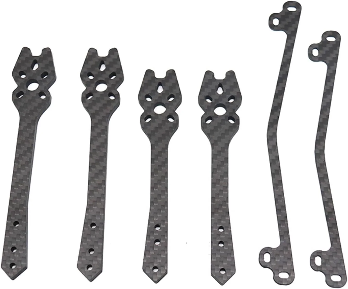 کیت بازوی فیبر کربنی 5 میلی‌متری 230 برای بازوهای فریم کوادکوپتر مسابقه ای RC FPV