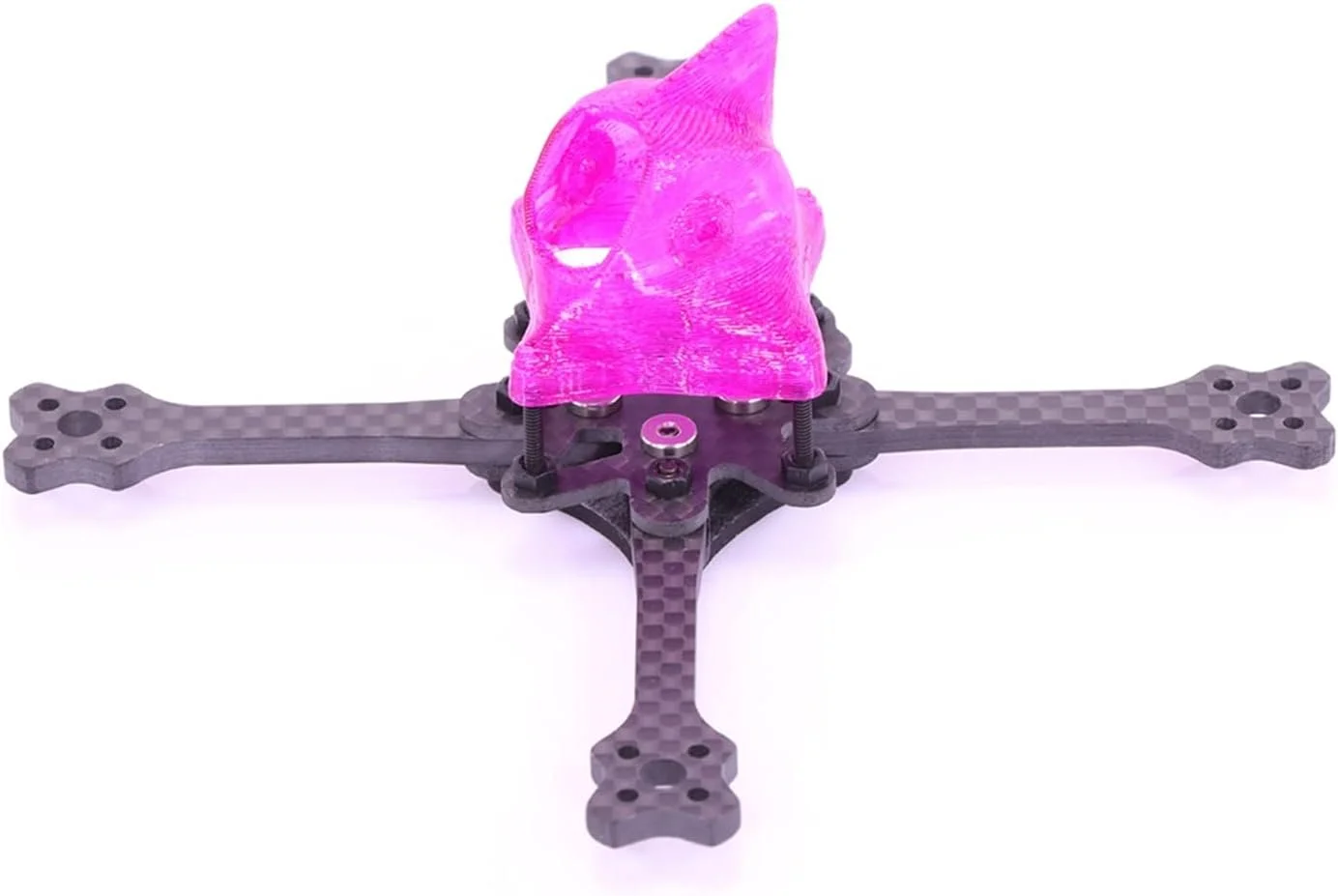 کیت فریم 2.5/3 اینچی برای کوادکوپتر مسابقه ای FPV، فری استایل True X 1104 1103 8000kv Turbo Eos2 F4 AIO TPU Canopy DIY (3 اینچ آبی)