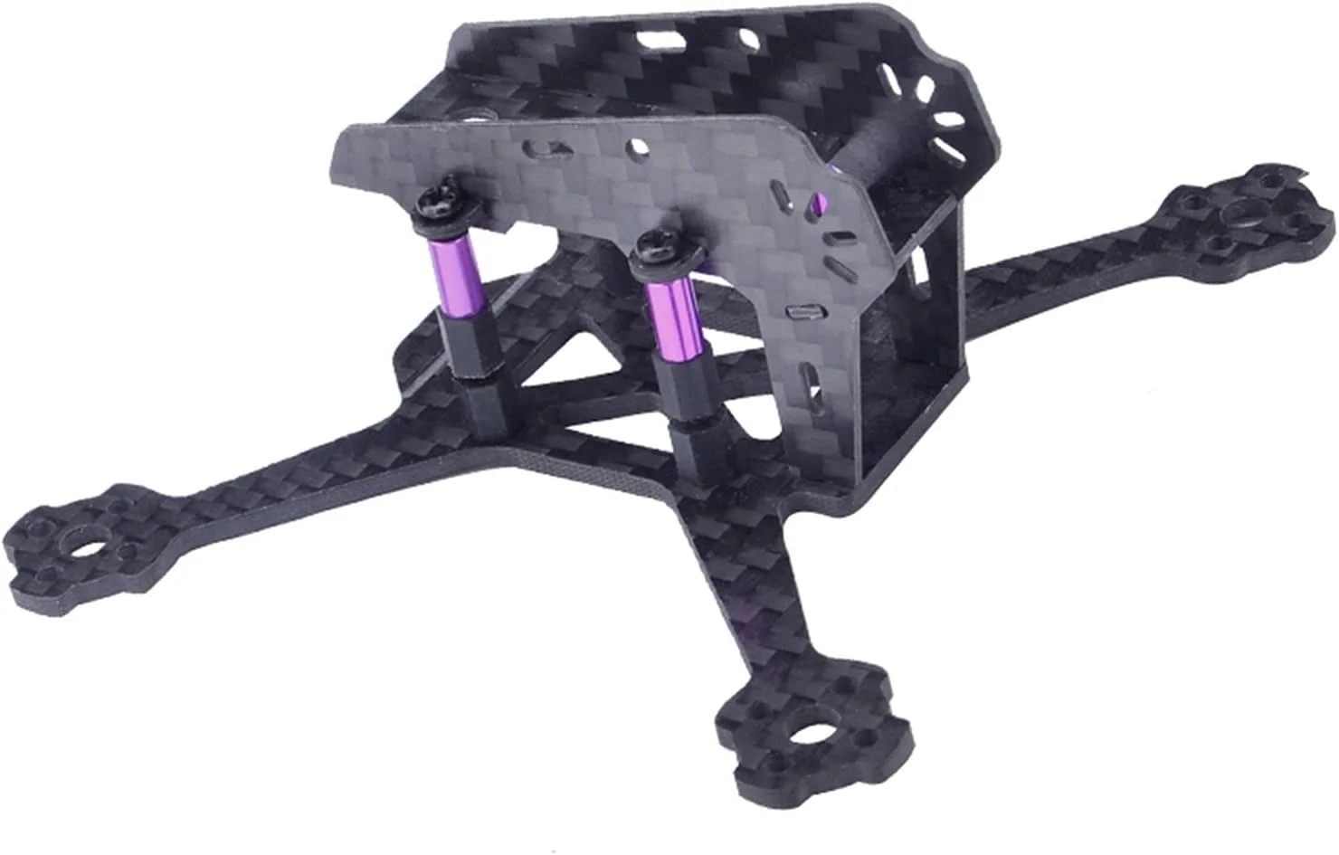 فریم کوادکوپتر Q95 با فاصله محوری 95 میلی‌متر، برای مینی، فریم هواپیمای چهار محوره فیبر کربن خالص، کیت کوادکوپتر FPV مسابقه ای DIY