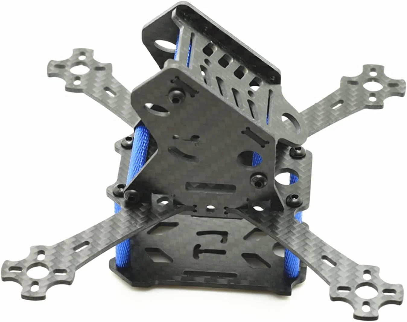 کیت پهپاد مسابقه ای کوچک MINI-X-143 LT143 X-Axis بدنه فیبر کربن کامل FPV RC کوادکوپتر Diy کیت پهپاد DIY