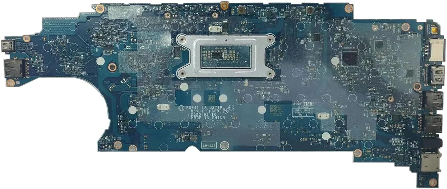 مادربرد جایگزین 0X6YNV X6YNV برای لپ تاپ Dell Latitude 5410 مدل SRGL0 LA-J371P، پردازنده i3-10110U