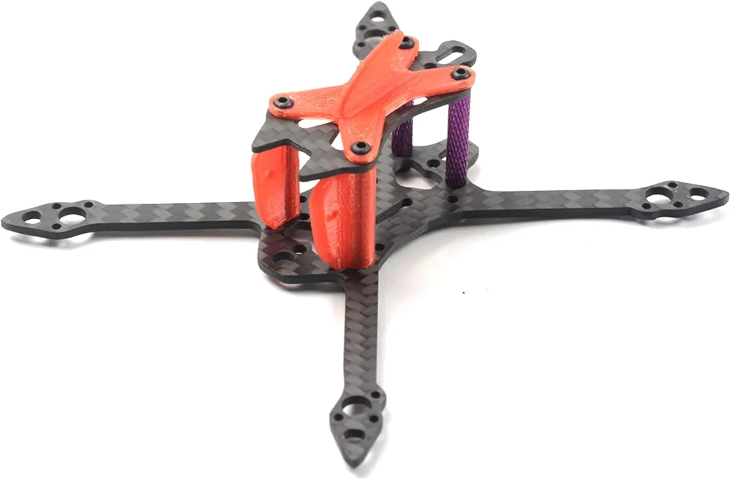 فریم مسابقه ای میکرو FPV با فاصله 110 میلی متری، کیت فریم فیبر کربنی 110 میلی متری برای ساخت پهپاد