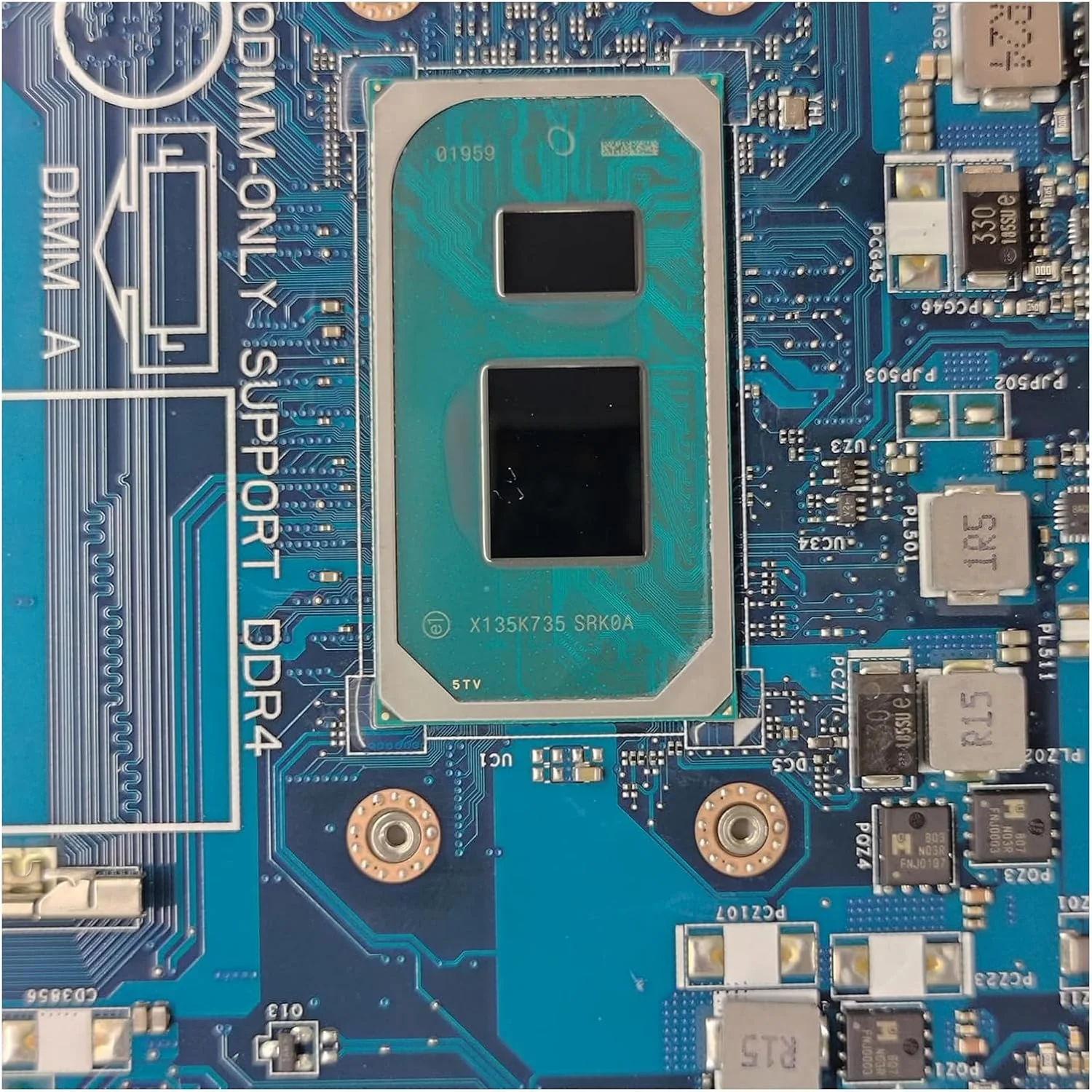 مادربرد جایگزین 0FVP0F FVP0F برای لپ تاپ Dell Vostro 3400 مدل GDI4A LA-K034P، برد اصلی سیستم با پردازنده Gold 7505