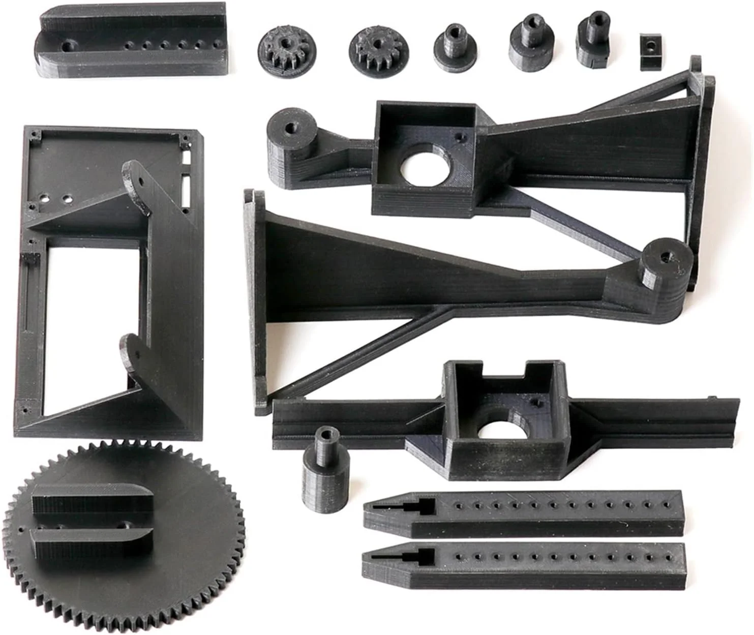 نشانگرهای موقعیت یابی 3 میلی متر/1.5 میلی متر/0.8 میلی متر/0.4 میلی متر، قطعات قالب گیری تزریقی پلاستیکی مشکی برای اسکنر سه بعدی منبع باز DIY