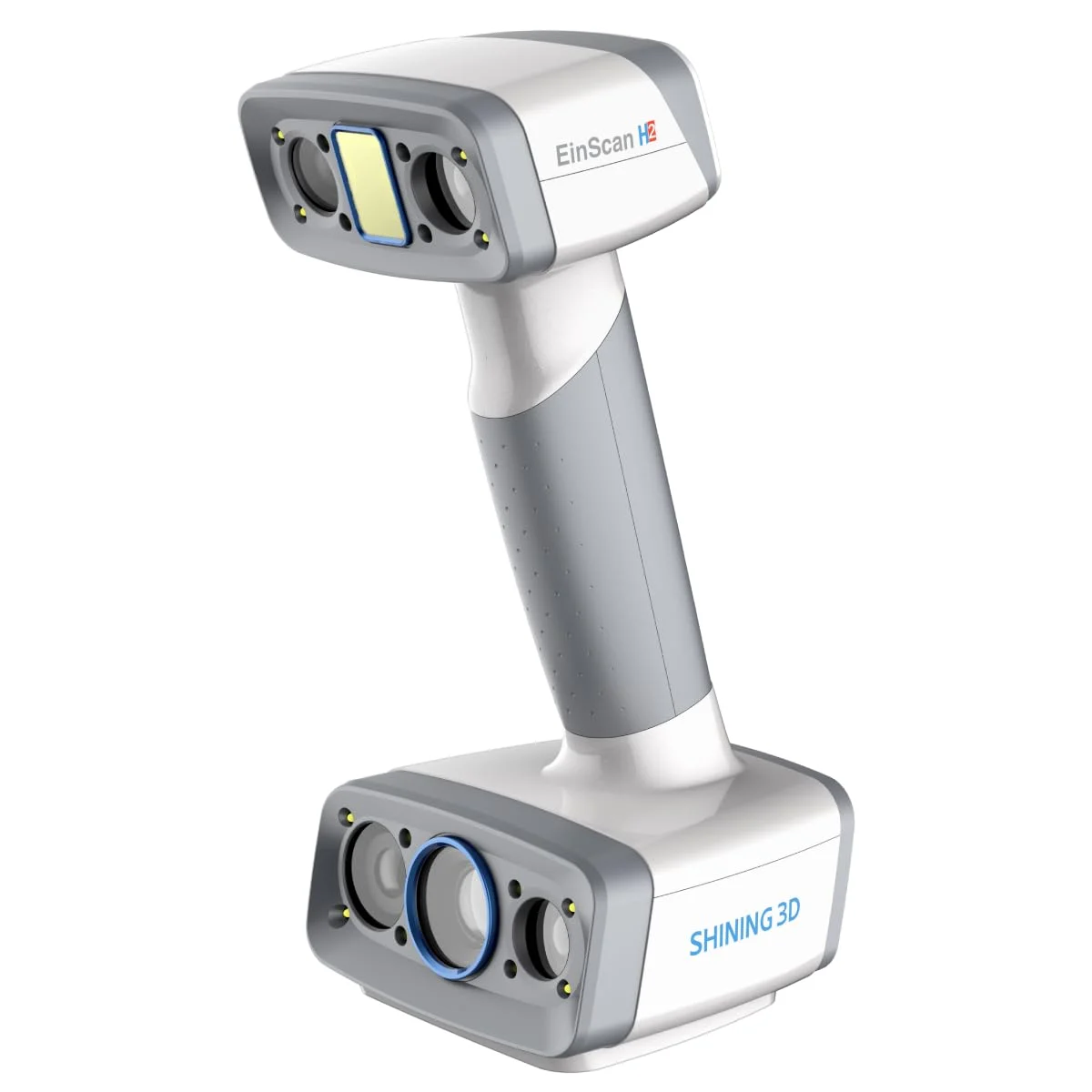 اسکنر سه بعدی دستی رنگی EinScan H2 با منبع نور ترکیبی LED و مادون قرمز به همراه نرم افزار CAD نسخه Shining3D