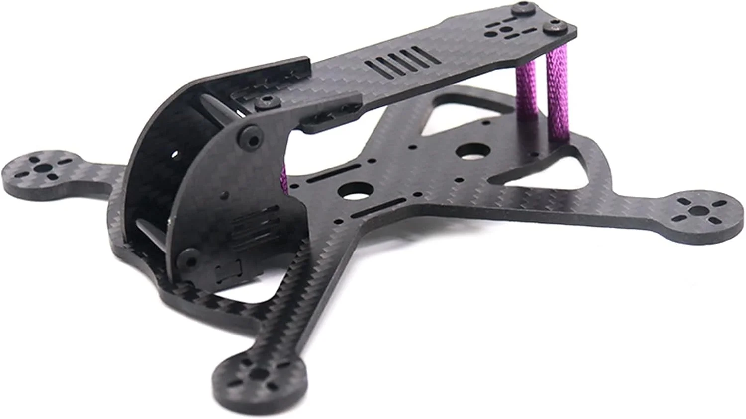 فریم Pob150 با فاصله بین دو محور 150 میلی متر، کیت فریم فیبر کربنی 3 اینچی برای کوادکوپتر FPV RC