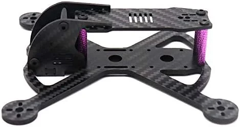 فریم Pob150 با فاصله بین دو محور 150 میلی متر، کیت فریم فیبر کربنی 3 اینچی برای کوادکوپتر FPV RC