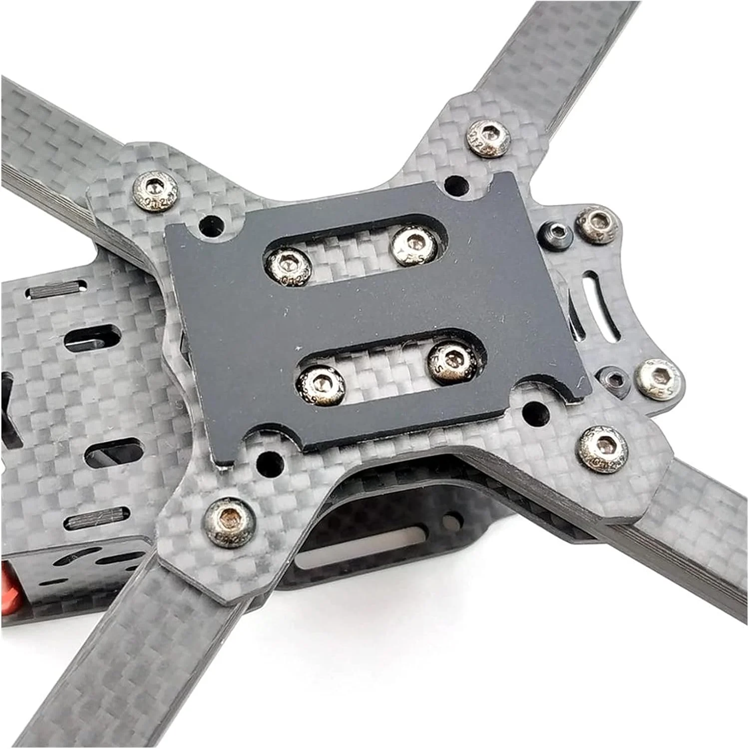 کیت فریم کوادکوپتر کربن فیبر FPV Freestyle True X RC Drone ملخ 5030 5045 5145 کیت پهپاد DIY (قرمز)